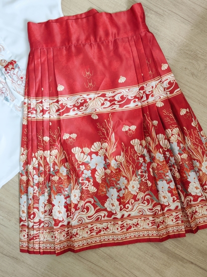 5698 Midi Horse-face skirt Set中长款马面裙套装