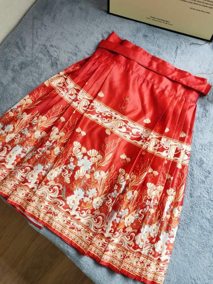 【长袖款】5698 Midi Horse-face skirt Set中长款马面裙套装