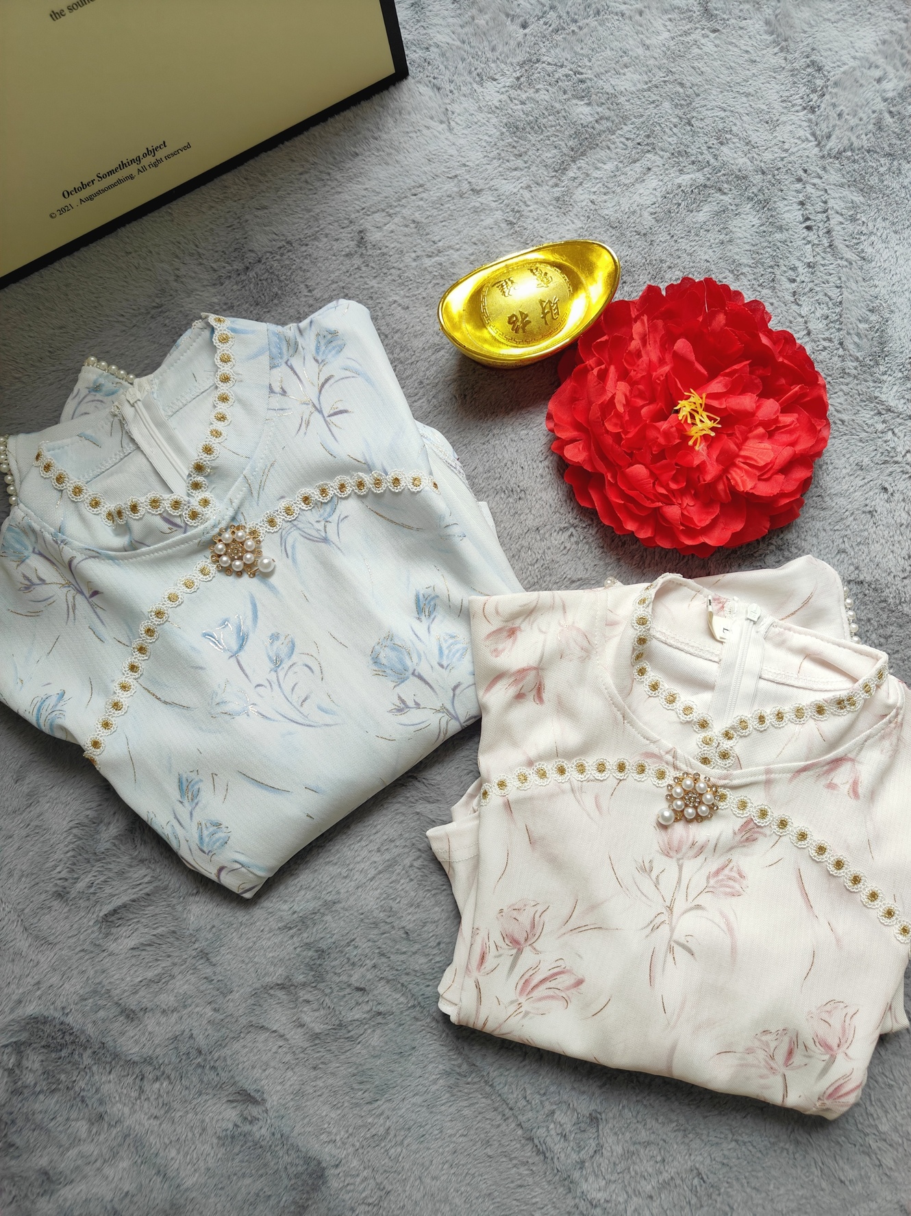 Soft Elegance Chinese Outfit 温柔中式2件套*3 Colors