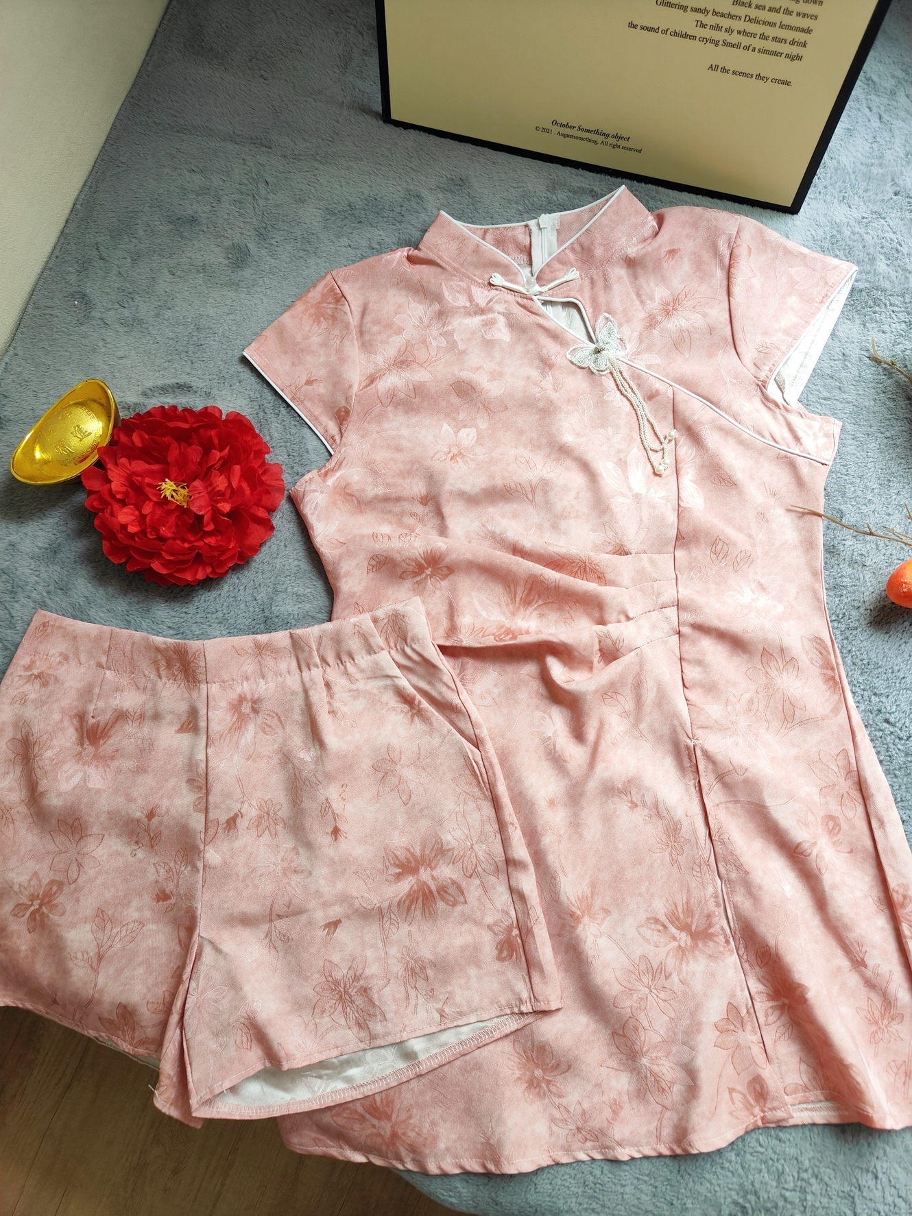 Bloom in Ink Chinese Style Set 水墨芳影中式2件套*2 Colors