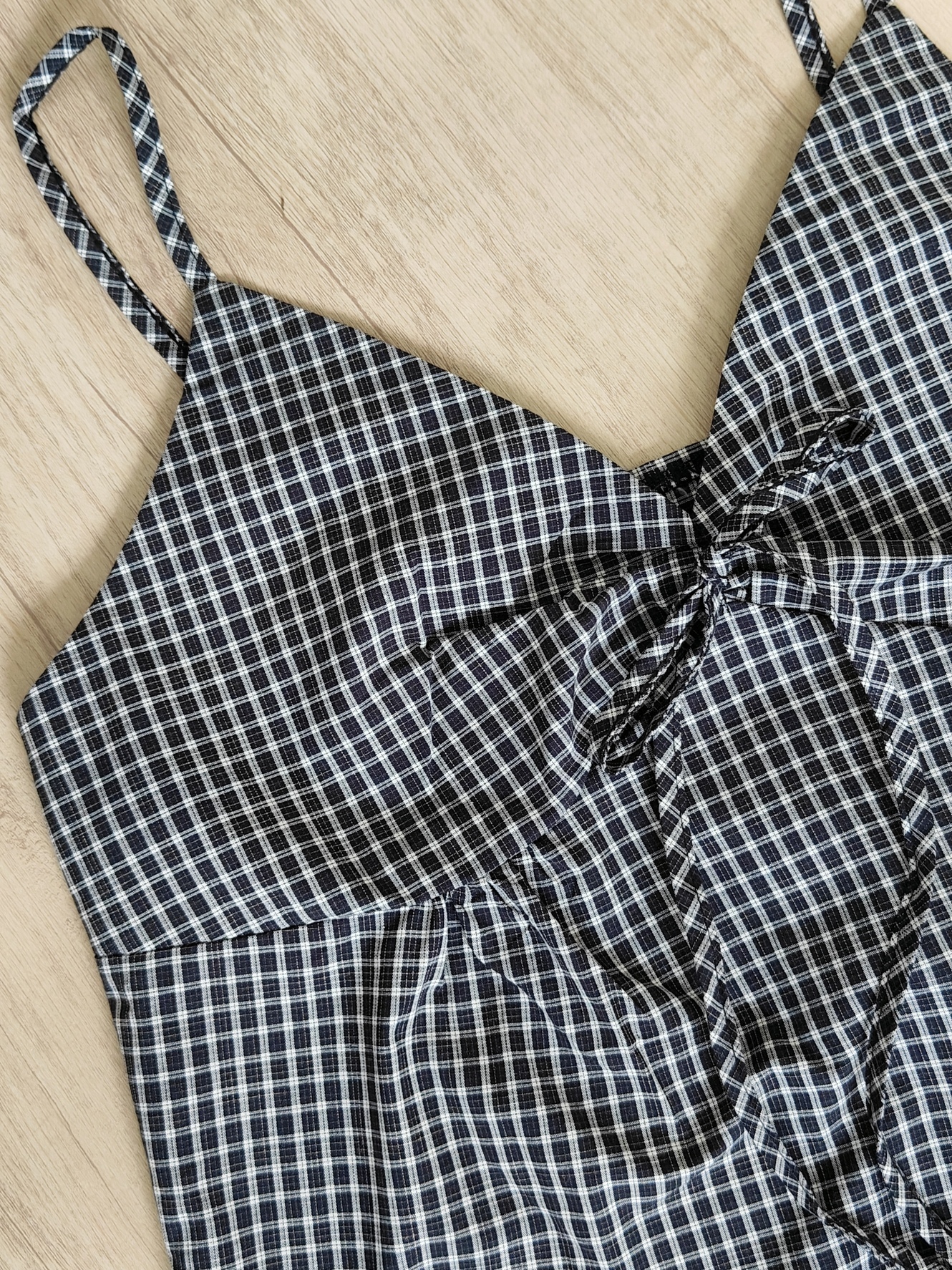 Chic Plaid Co-ord Set 格子吊带上衣短裤两件套*2 Colors