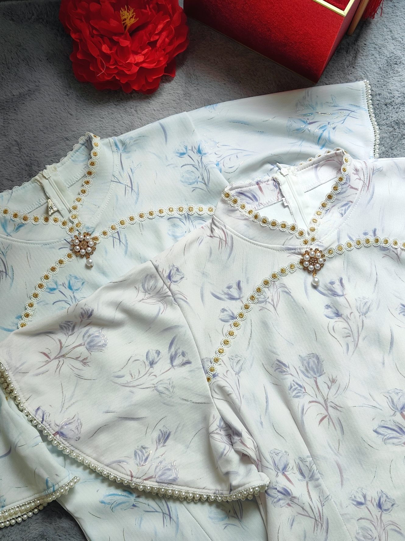 Soft Elegance Chinese Outfit 温柔中式2件套*3 Colors