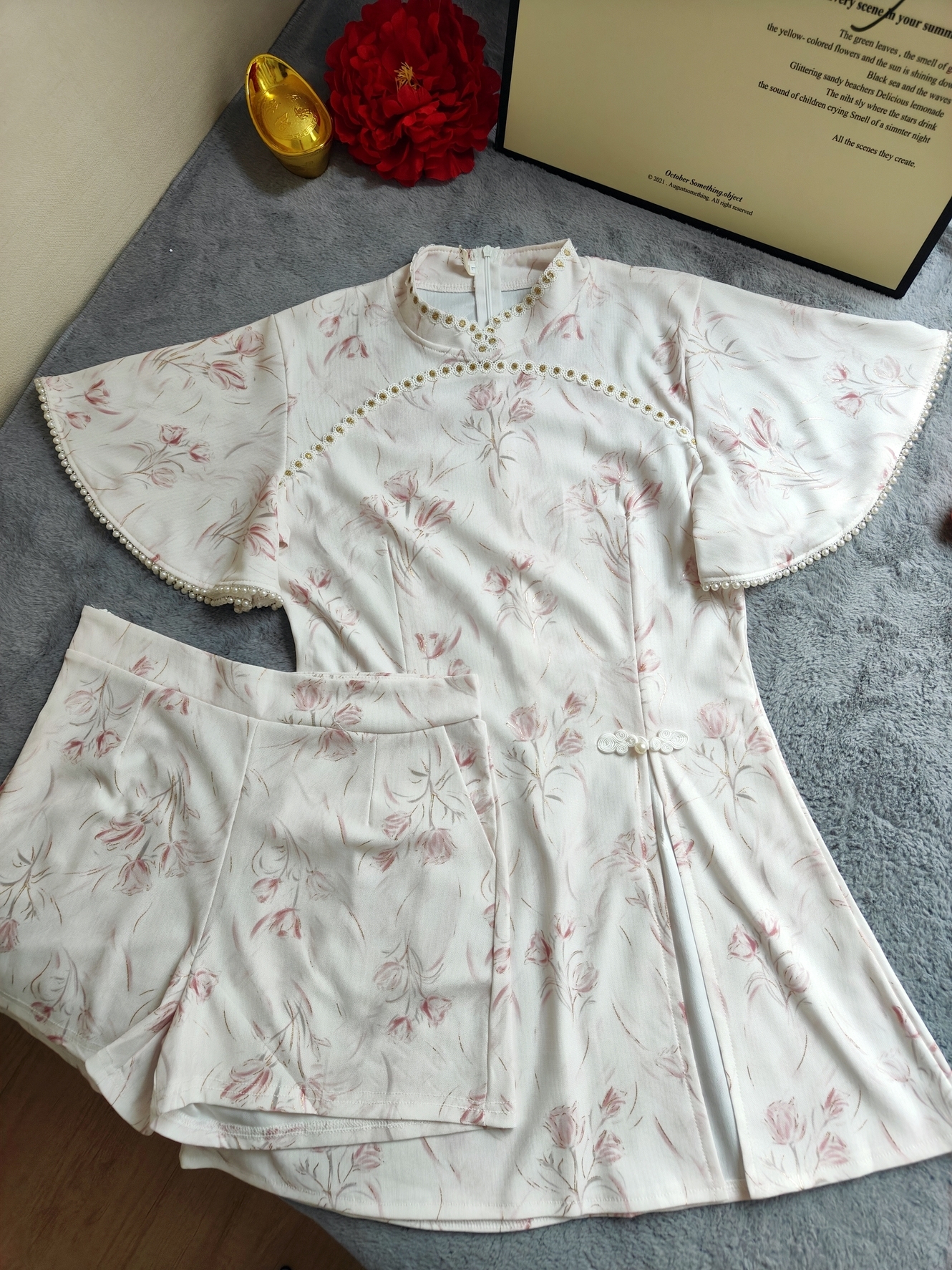 Soft Elegance Chinese Outfit 温柔中式2件套*3 Colors