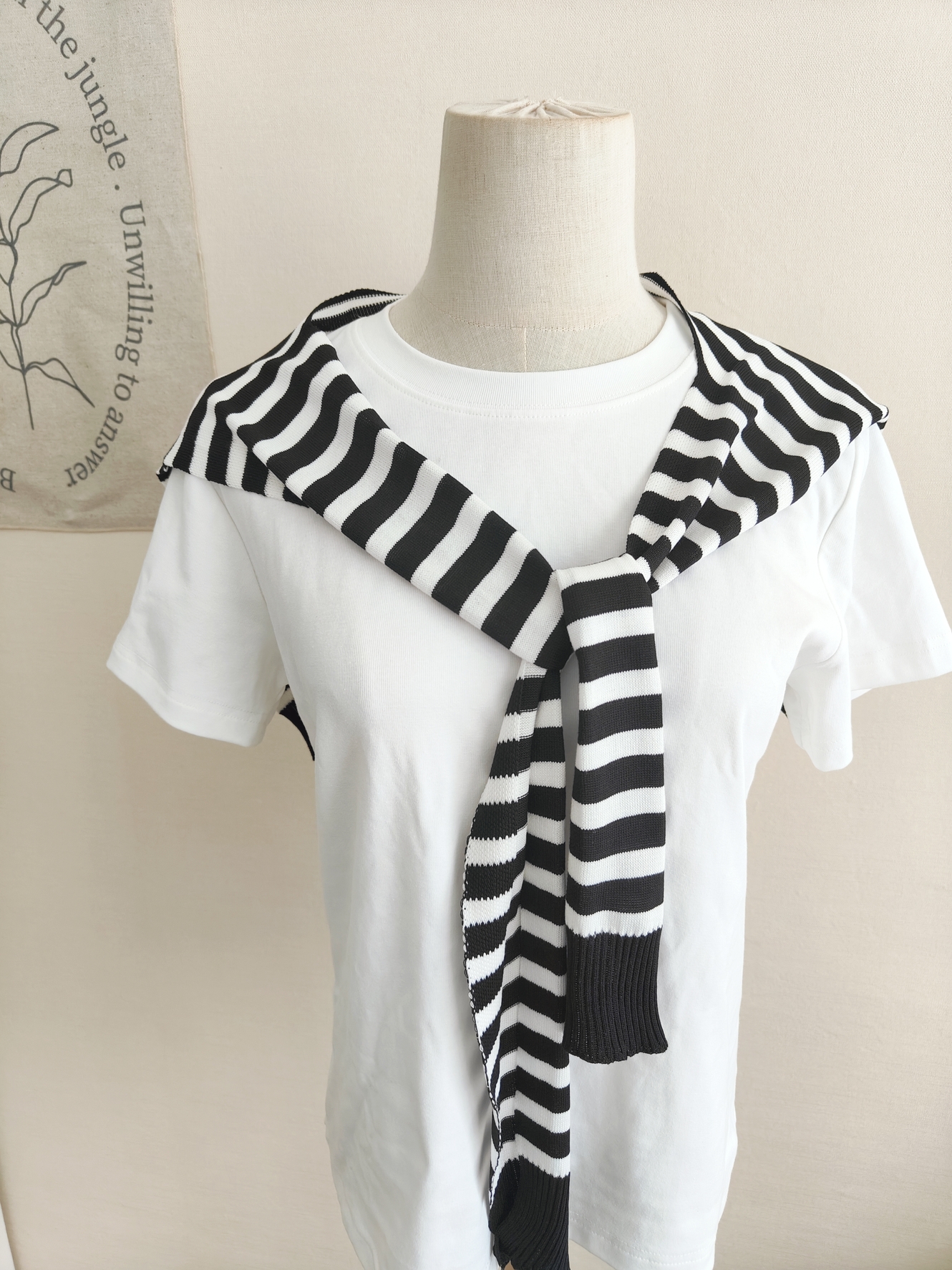 Stripe Shoulder Wrap Shawl 条纹小披肩*5 Colors