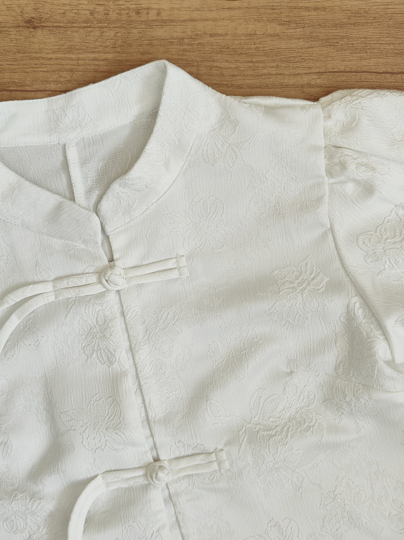 提花泡泡袖衬衫 Jacquard Puff Sleeve Top*5 Colors