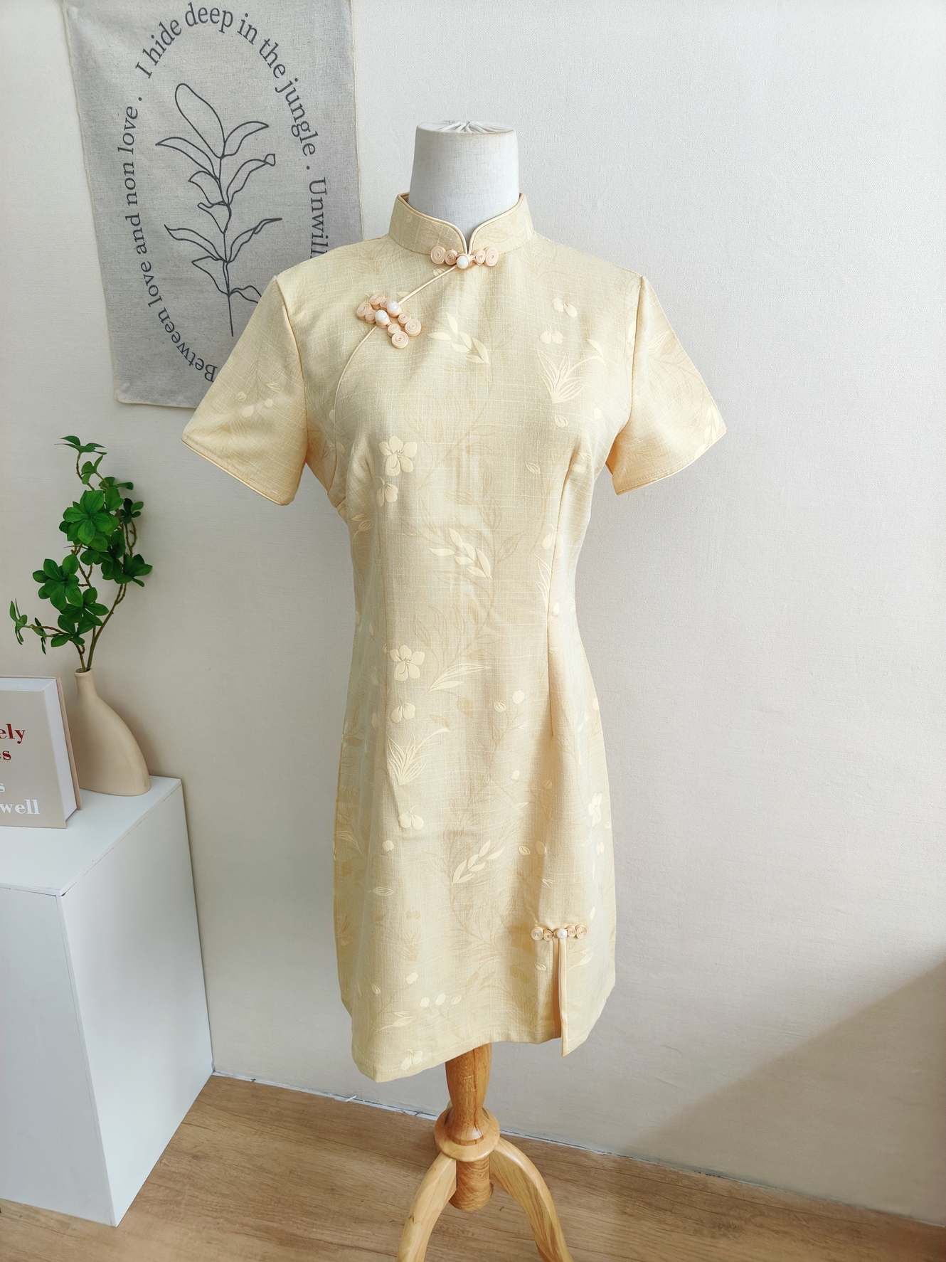 Floral Elegance Cheongsam 花漾芳华短款旗袍*3 Colors