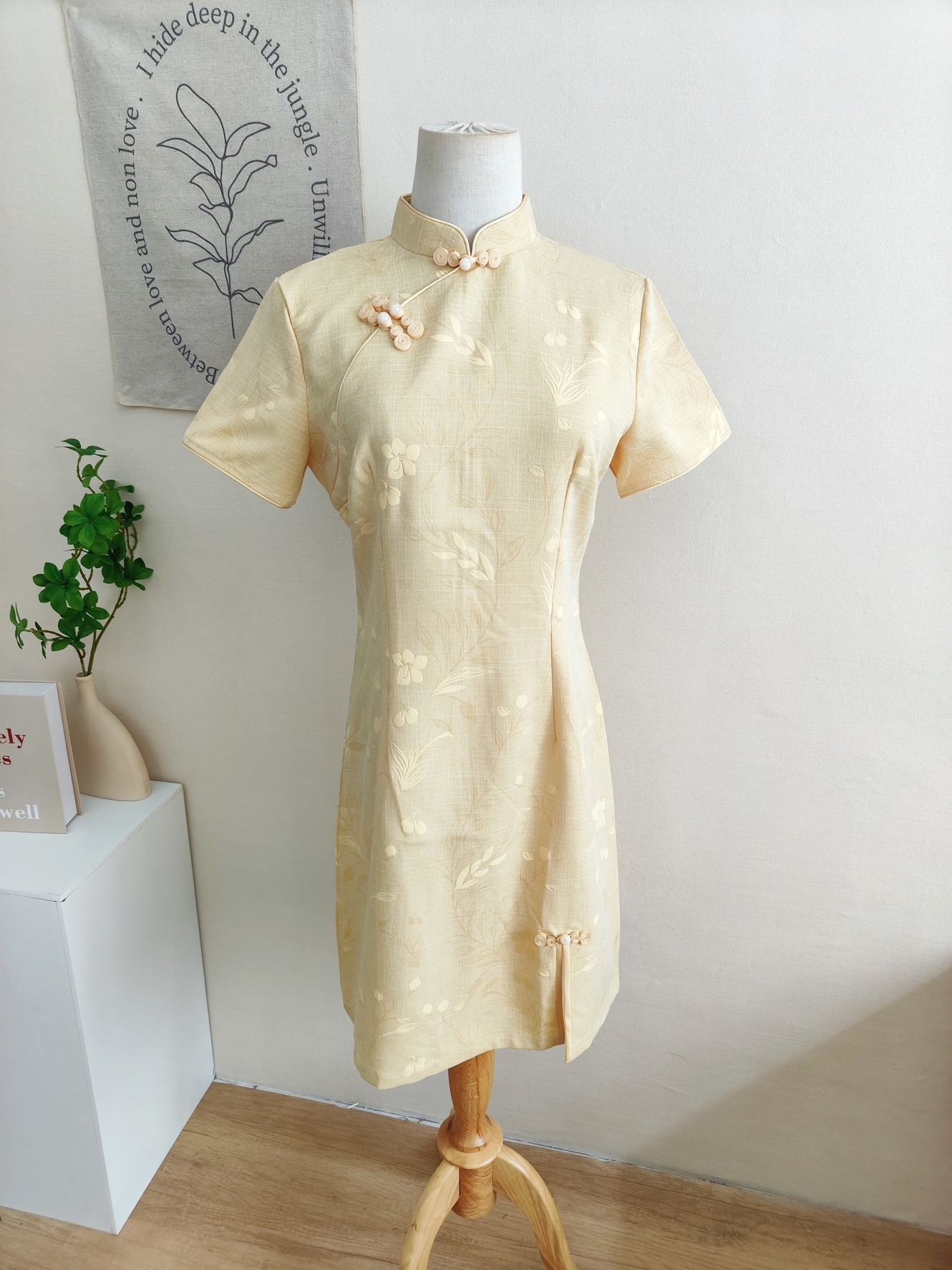 Floral Elegance Cheongsam 花漾芳华短款旗袍*3 Colors