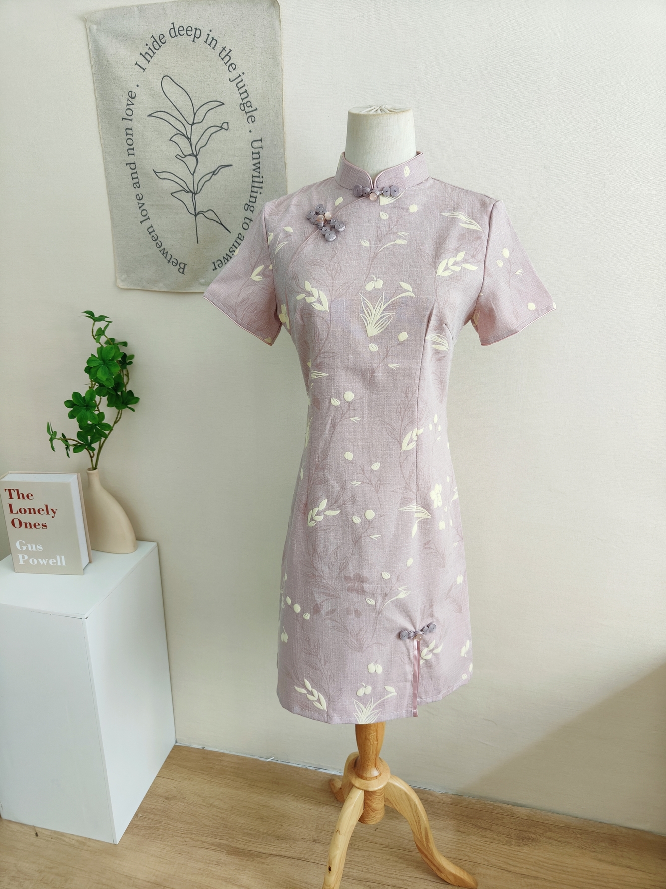 Floral Elegance Cheongsam 花漾芳华短款旗袍*3 Colors