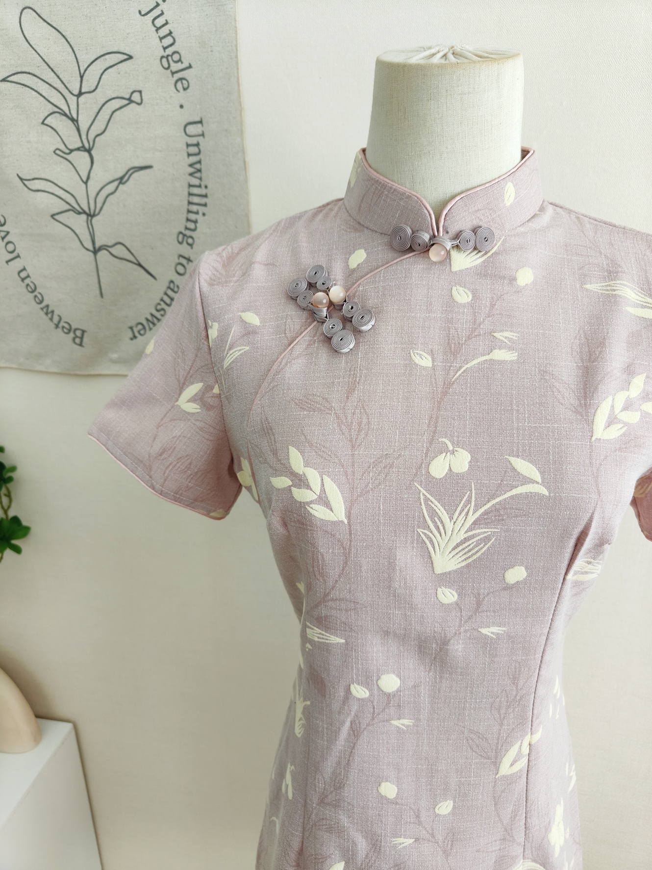 Floral Elegance Cheongsam 花漾芳华短款旗袍*3 Colors