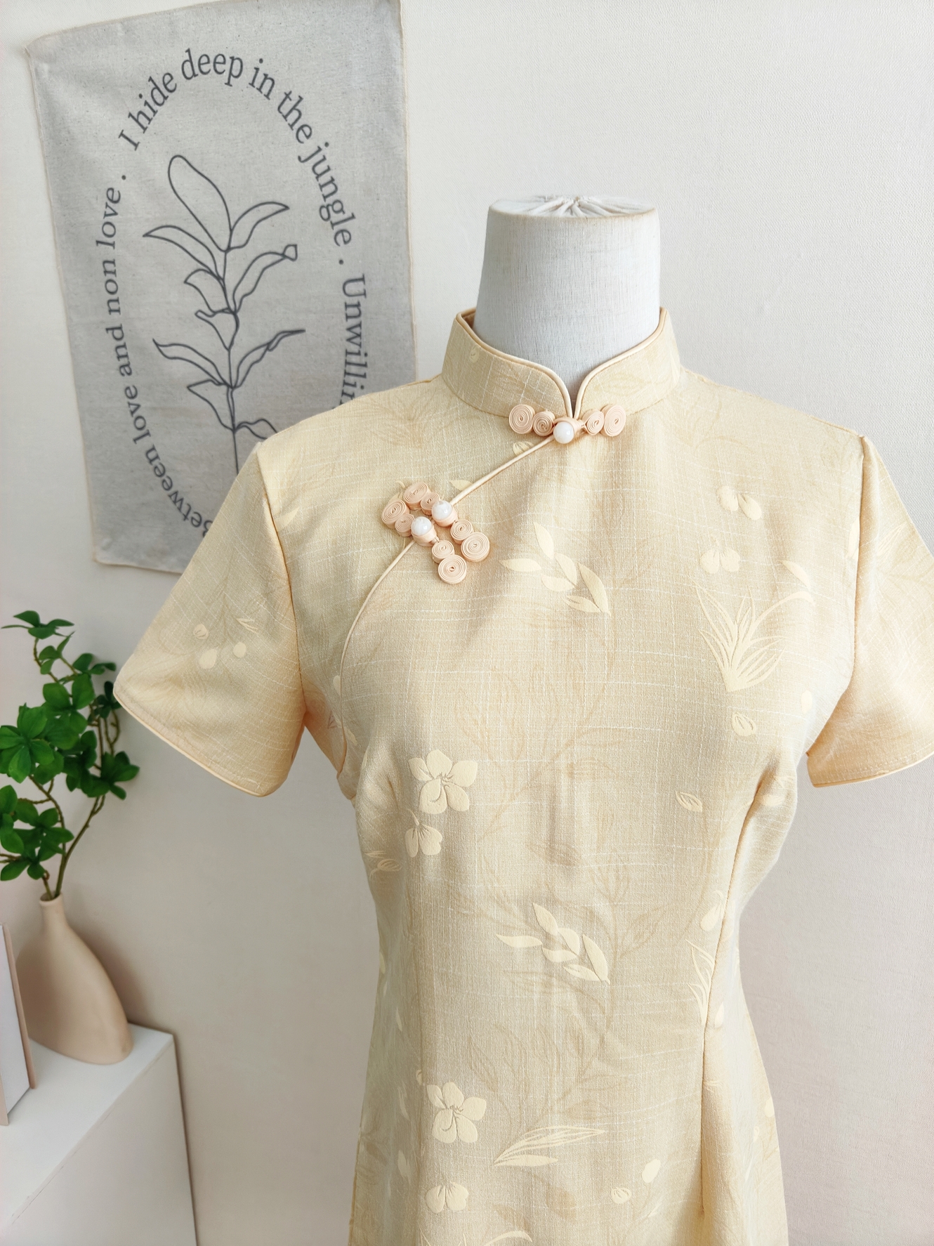 Floral Elegance Cheongsam 花漾芳华短款旗袍*3 Colors