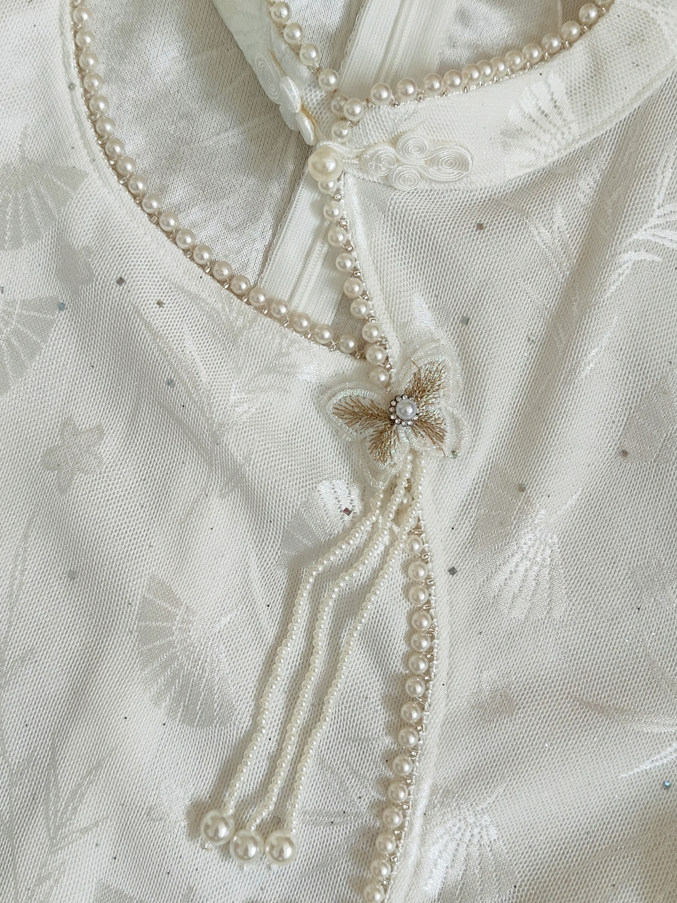 Moonlit Grace Two-Piece Set白月光中式2件套