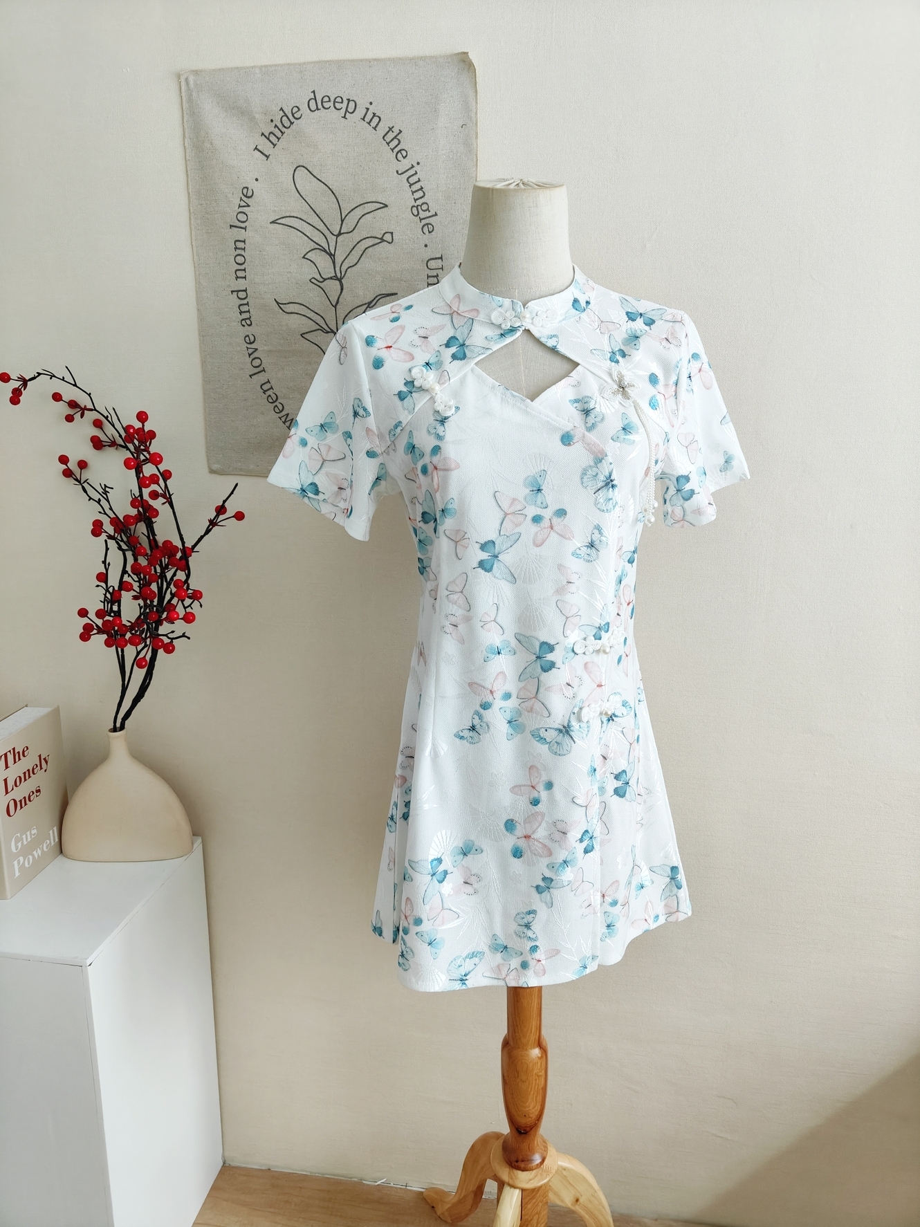 Butterfly Elegance Chinese Two-Piece Set 蝶影风华中式两件套*3 Colors