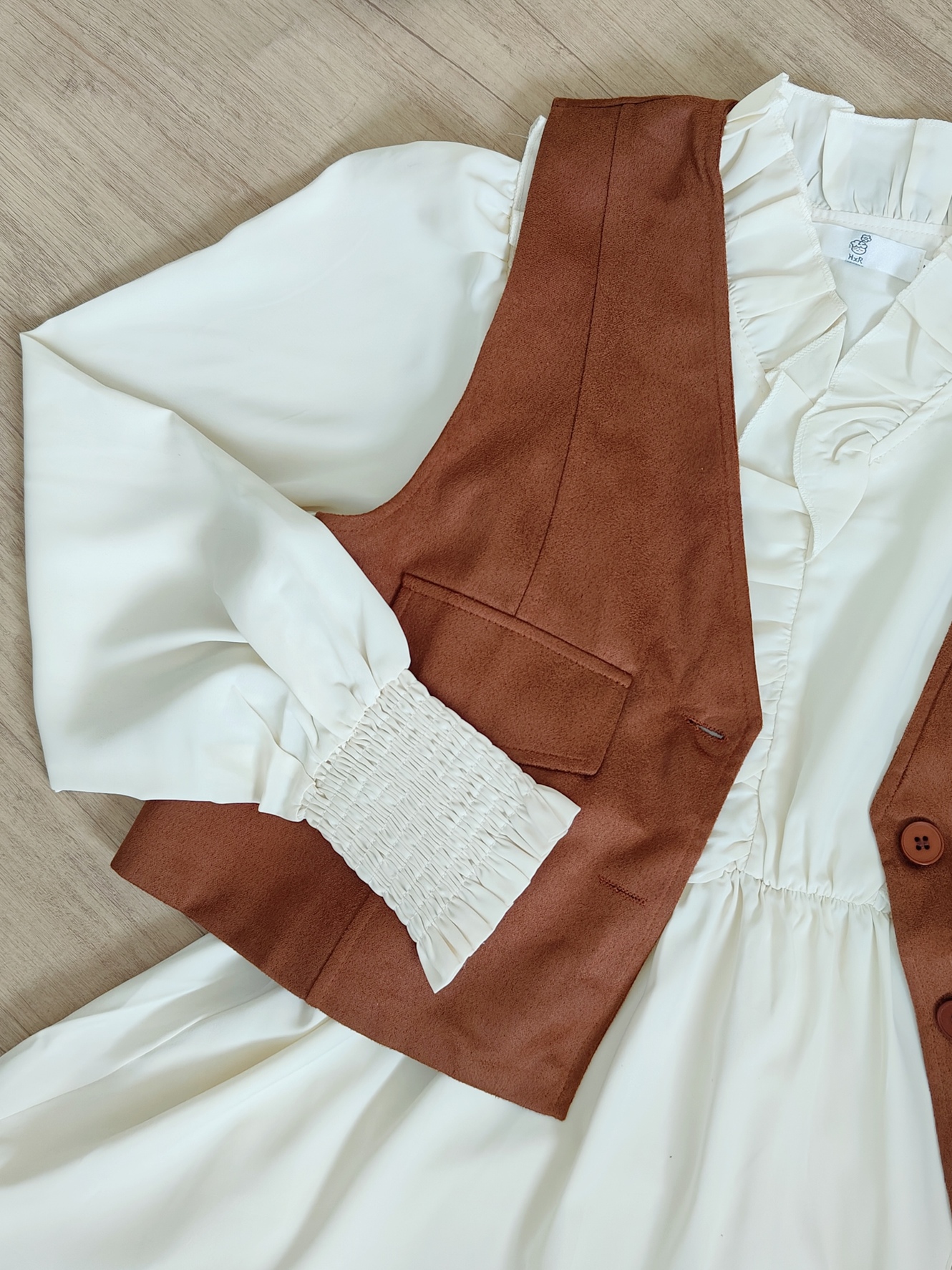 Boho Vacation Style Two-Piece Set 度假风马甲+连衣裙