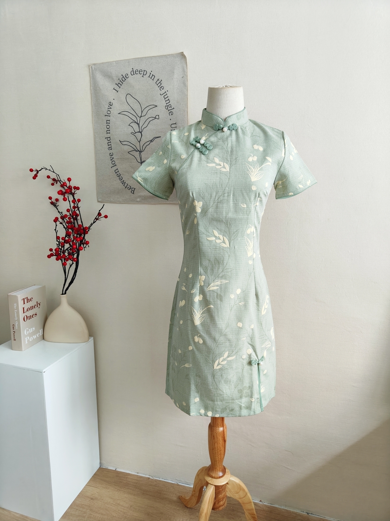 Floral Elegance Cheongsam 花漾芳华短款旗袍*3 Colors