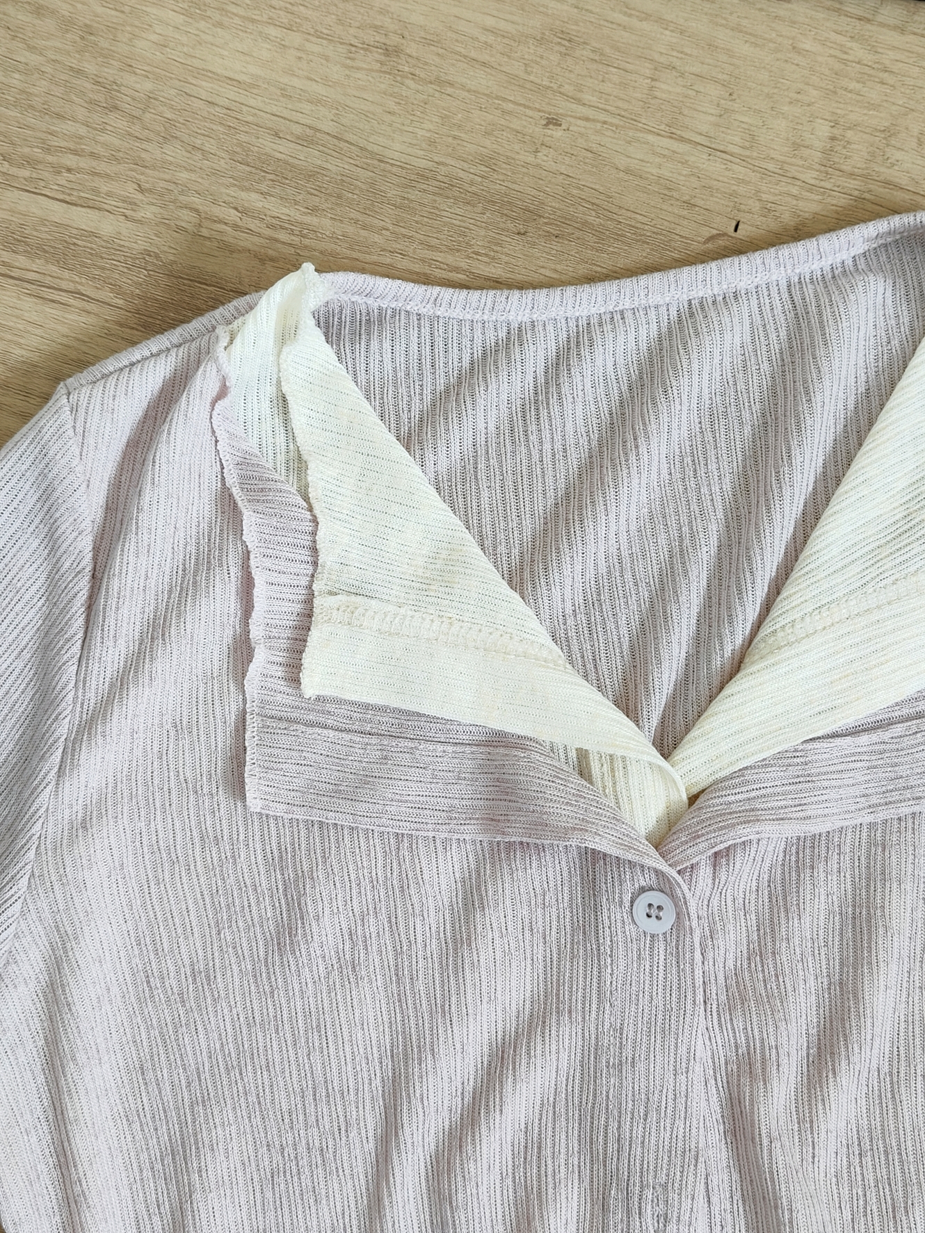 Korean Style Colorblock Faux Two-Piece Casual Top 韩系百搭撞色假两件休闲上衣*6 Colors