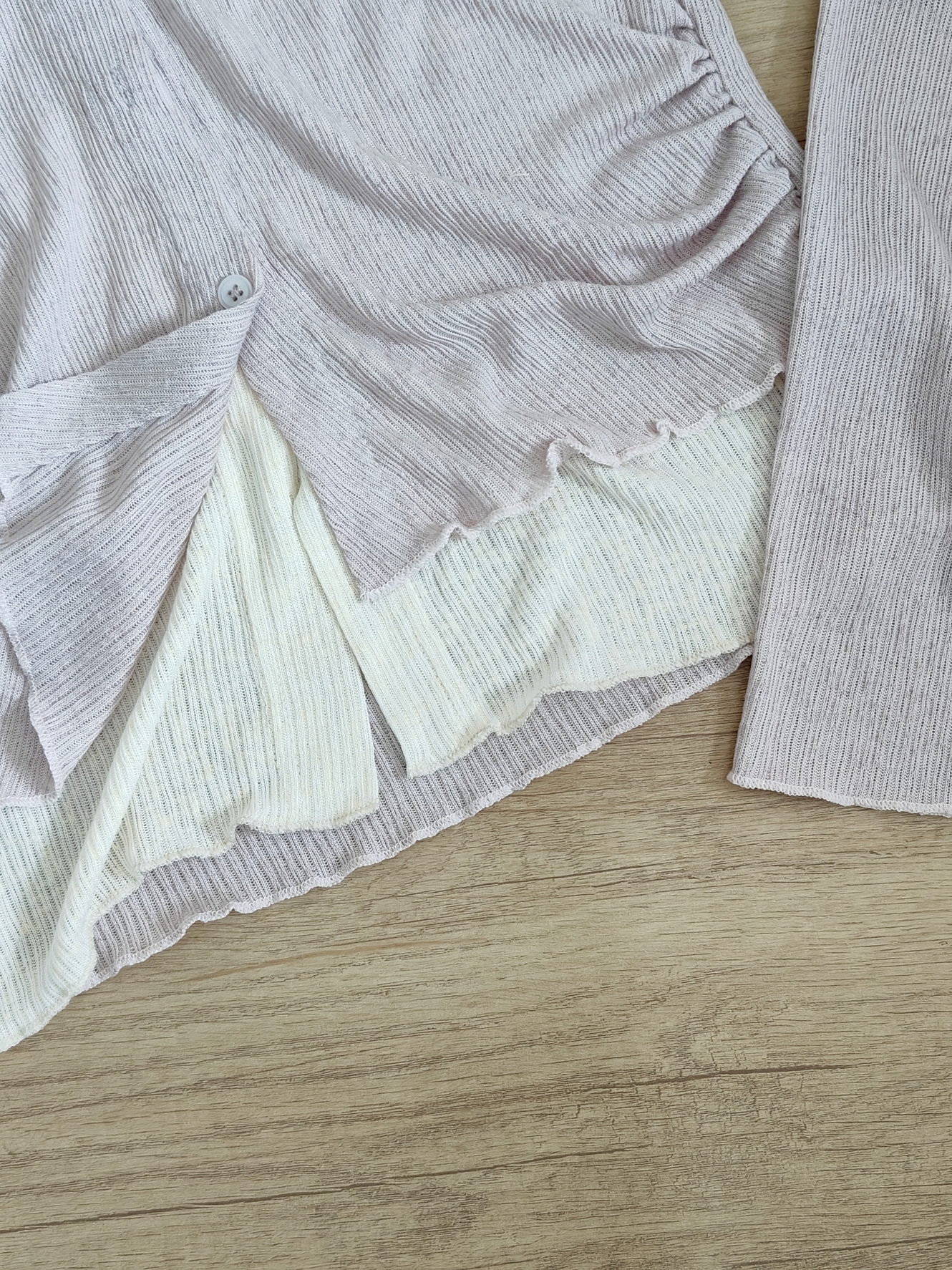 Korean Style Colorblock Faux Two-Piece Casual Top 韩系百搭撞色假两件休闲上衣*6 Colors