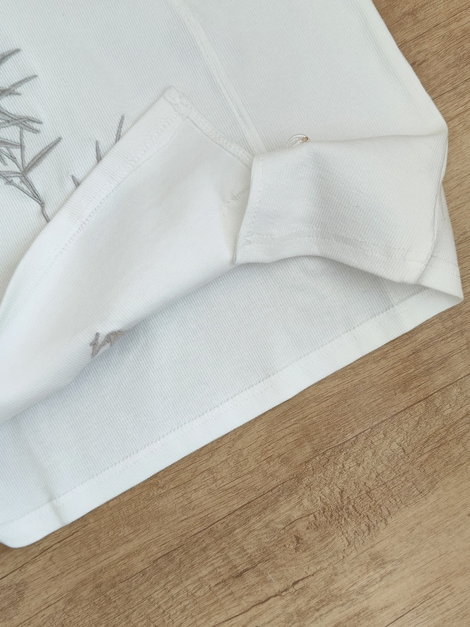 [套装] 刺绣中式上衣+百褶裙两件套 Chinese Knot Top & Pleated Skirt Set