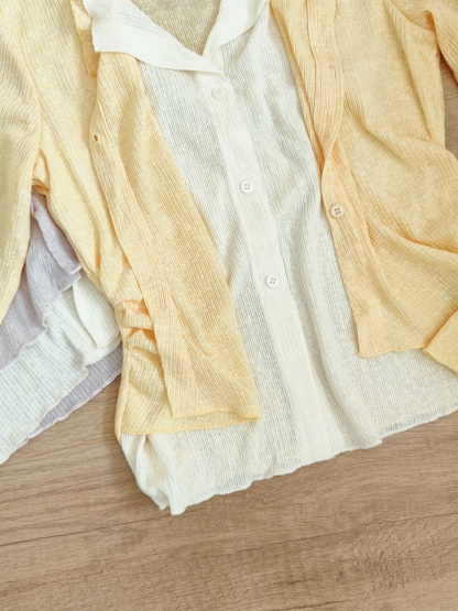 Korean Style Colorblock Faux Two-Piece Casual Top 韩系百搭撞色假两件休闲上衣*6 Colors