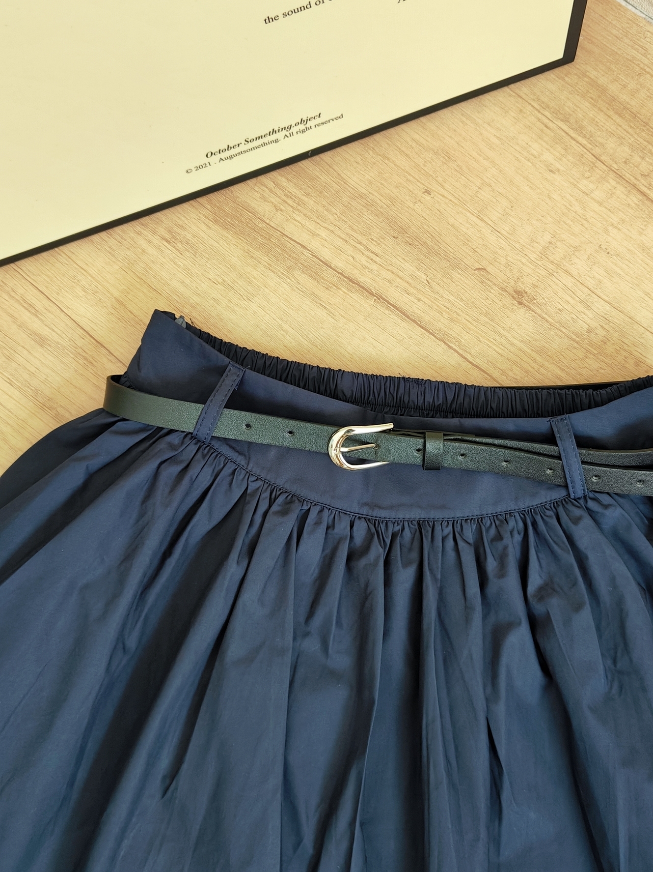 Vintage High-Waisted A-Line Flare Skirt 复古小众设计高腰大摆A字伞裙半身裙*6 Colors 配腰带~