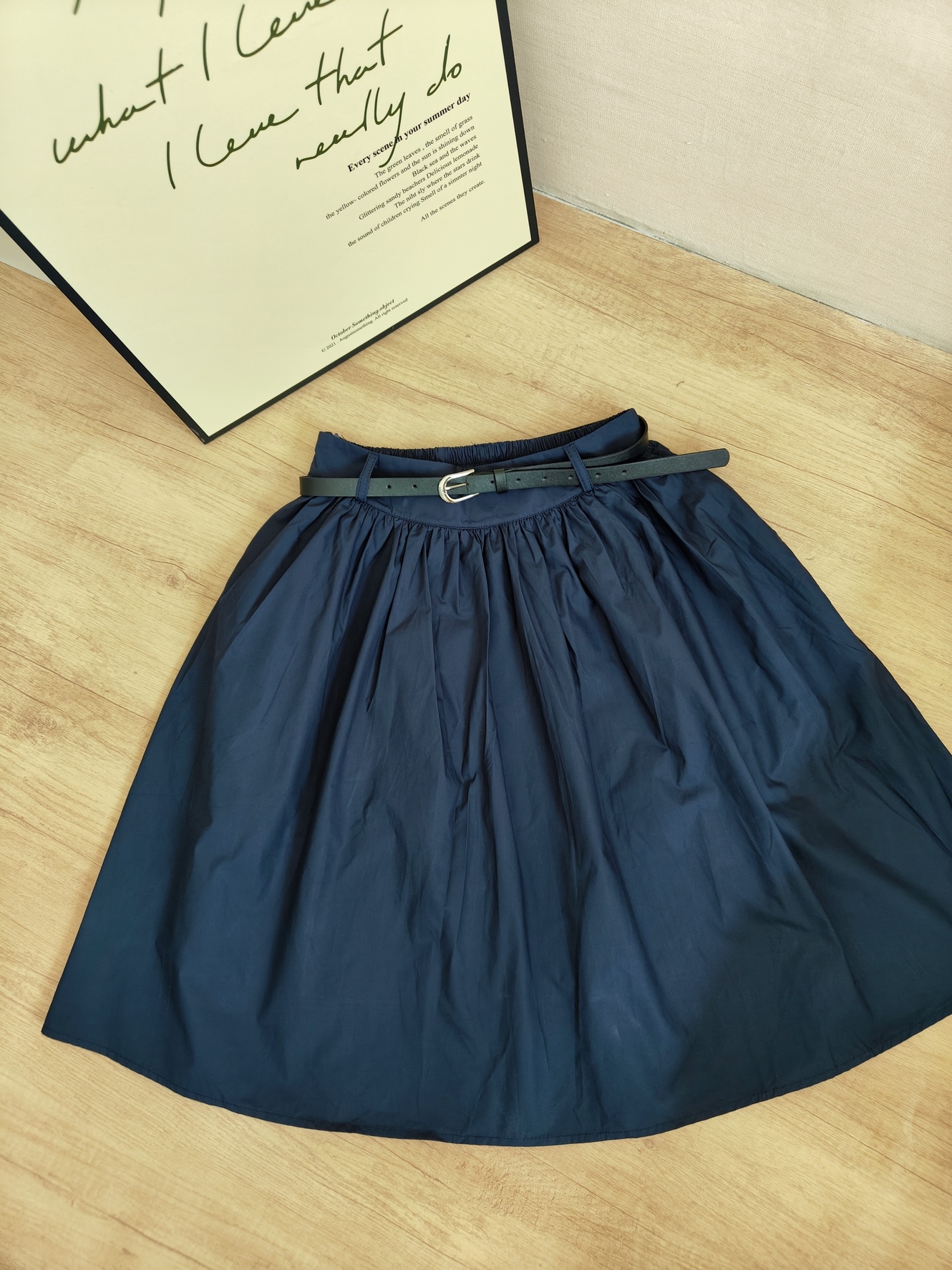Vintage High-Waisted A-Line Flare Skirt 复古小众设计高腰大摆A字伞裙半身裙*6 Colors 配腰带~