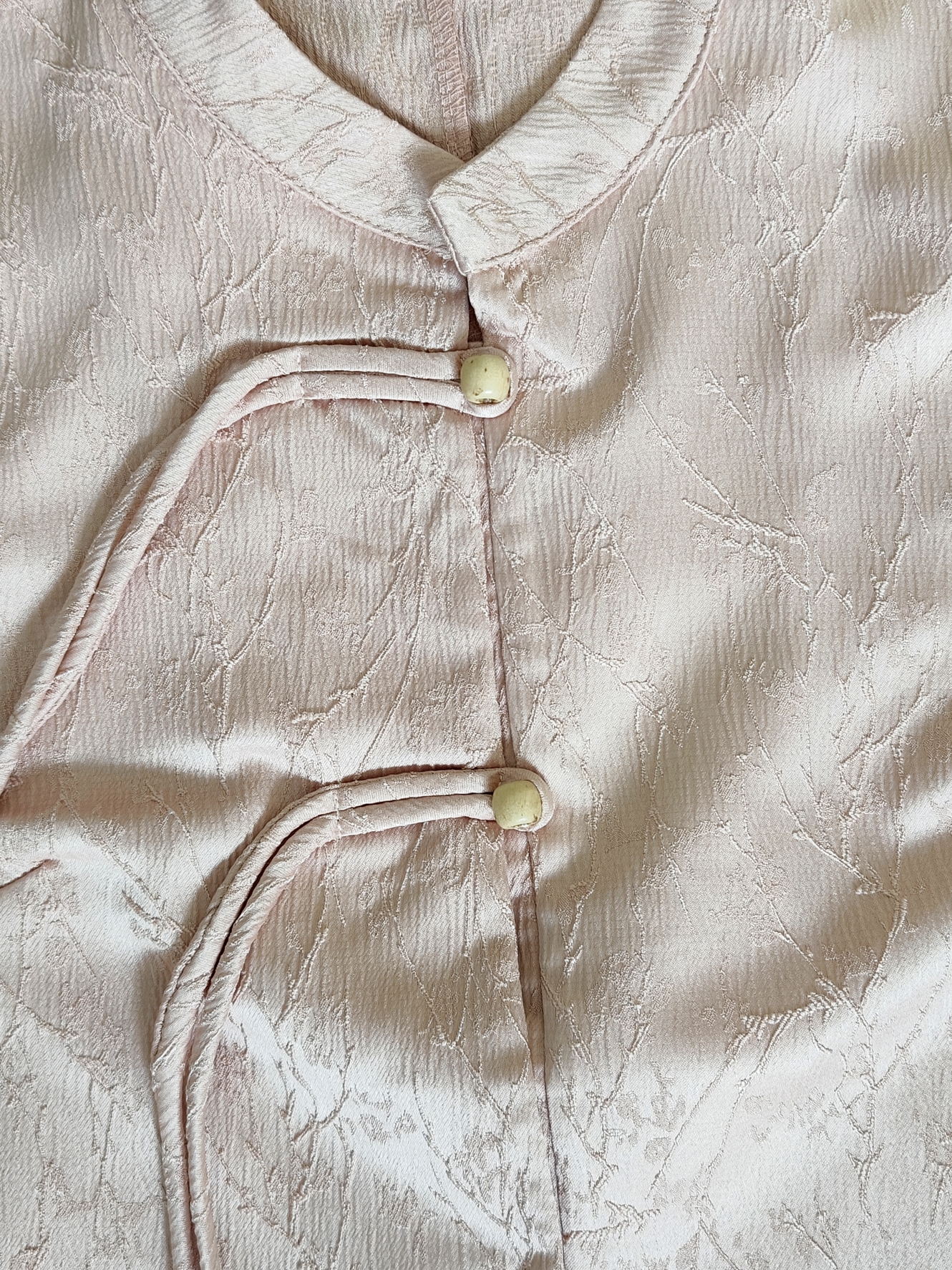Jacquard Puff Sleeve Top 提花装泡泡袖上衣*2 Colors