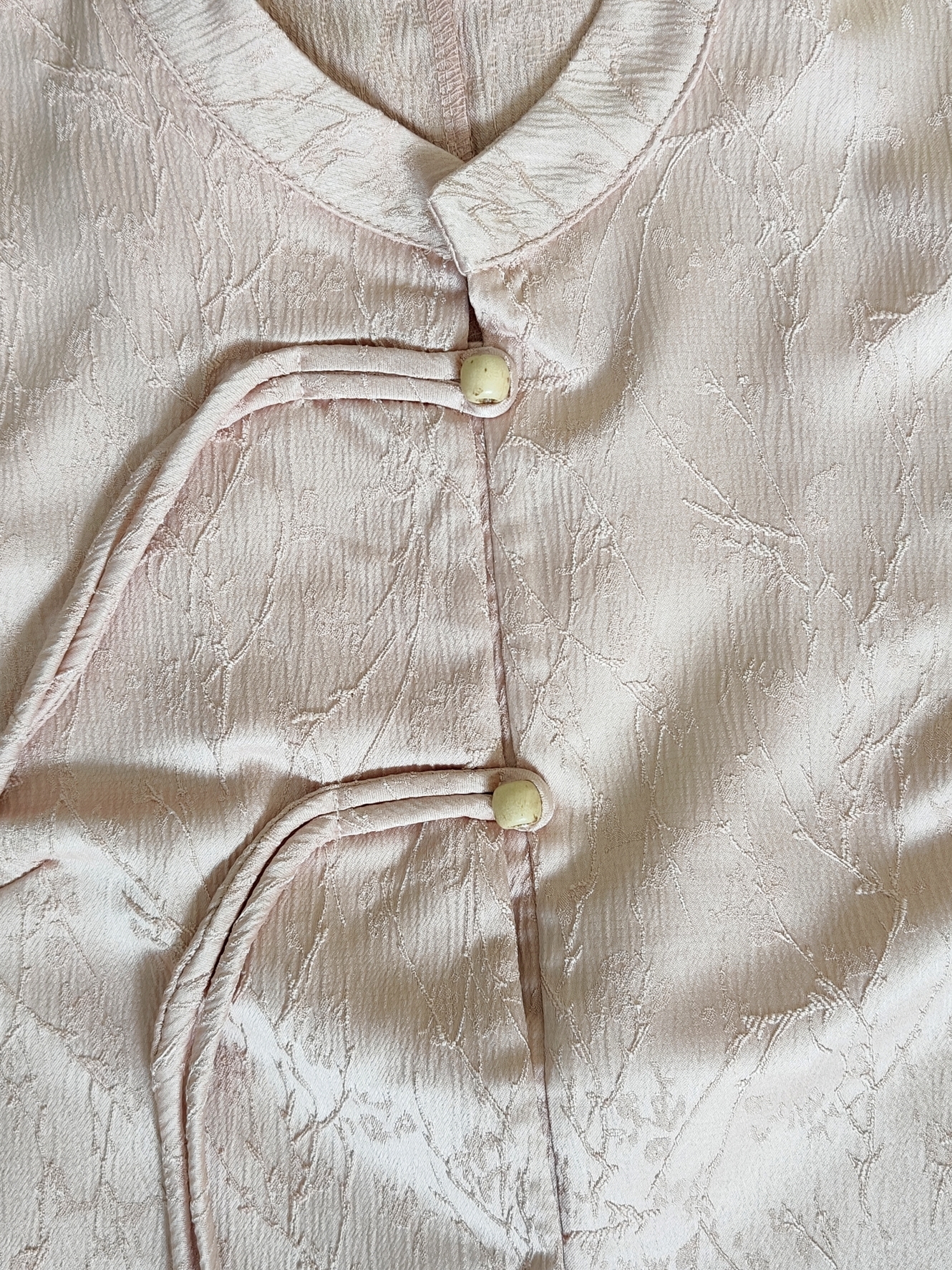 Jacquard Puff Sleeve Top 提花装泡泡袖上衣*2 Colors