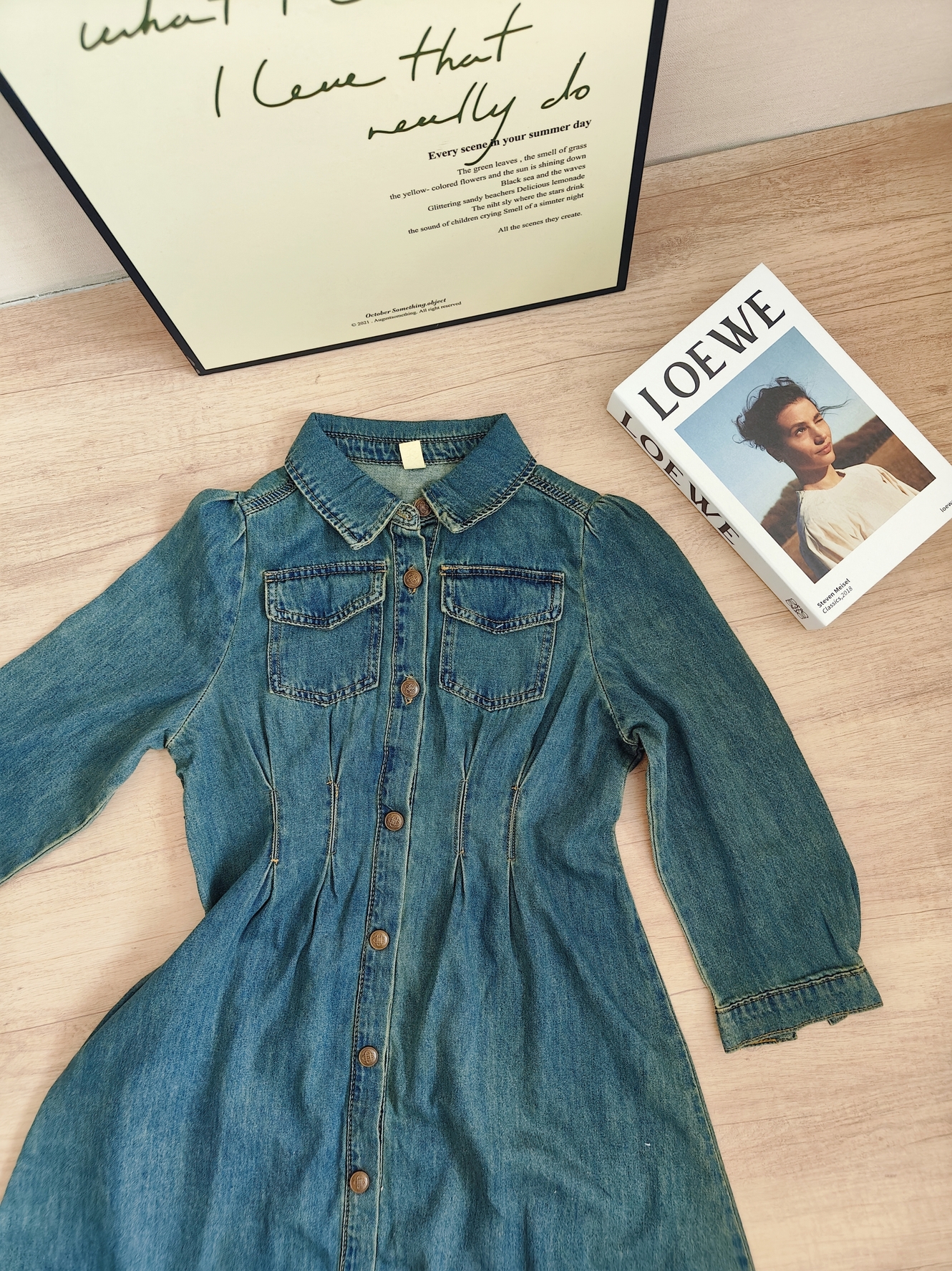 Retro Denim Dress 复古牛仔连衣裙