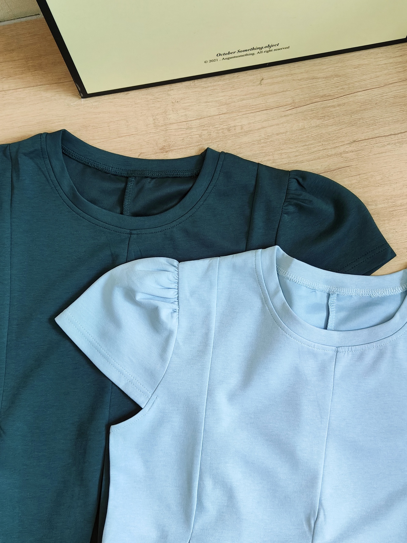 Pleated Waist Fit Top 轻甜压褶收腰上衣*3 Colors