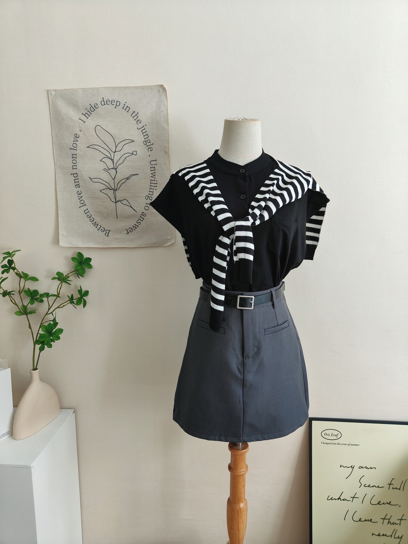 Stand Collar Button Top 小立领纽扣上衣*5 Colors