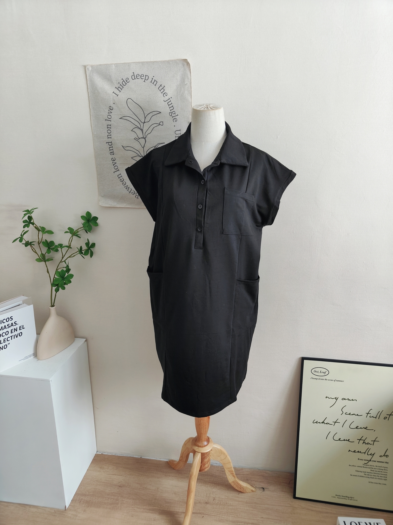 Casual Loose Fit Polo Dress POLO休闲连衣裙*4Colors