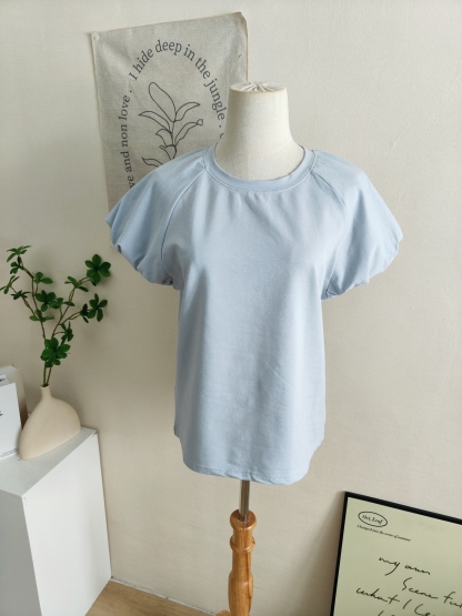 Sweet Puff Sleeve Top 少女感微泡袖上衣*4 Colors