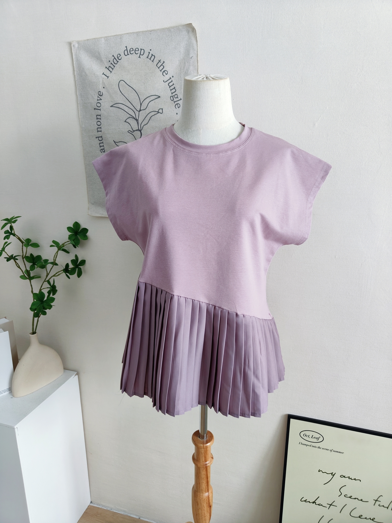 Pleated Casual Top 简约百褶上衣*7 Colors