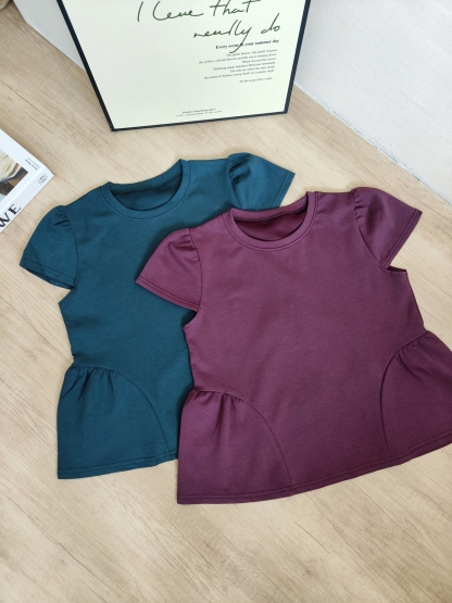 Solid Waist Fit Top 纯色收腰上衣*5 Colors
