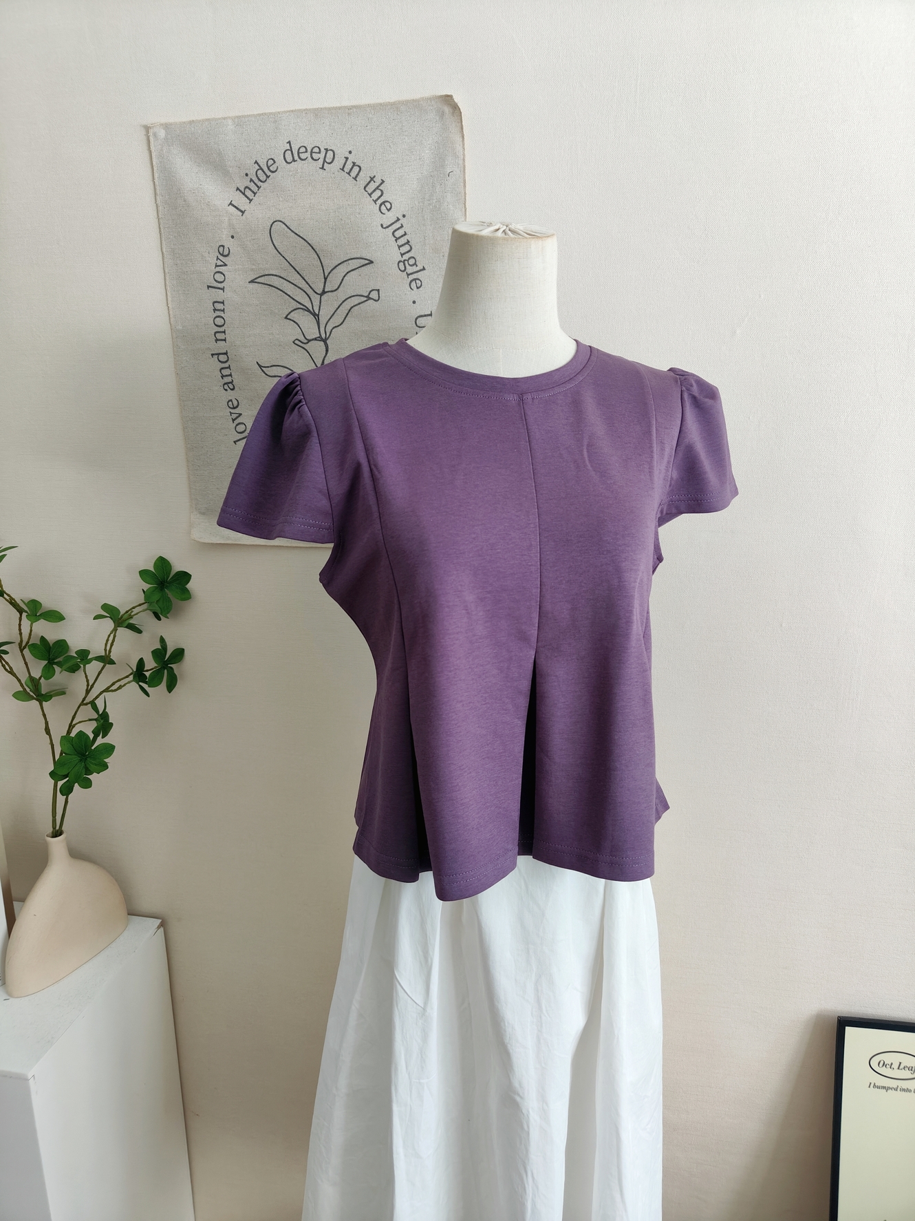 Pleated Waist Fit Top 轻甜压褶收腰上衣*3 Colors