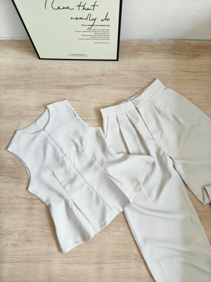 French Chic Two-Piece Set 法式极简通勤两件套*4 Colors