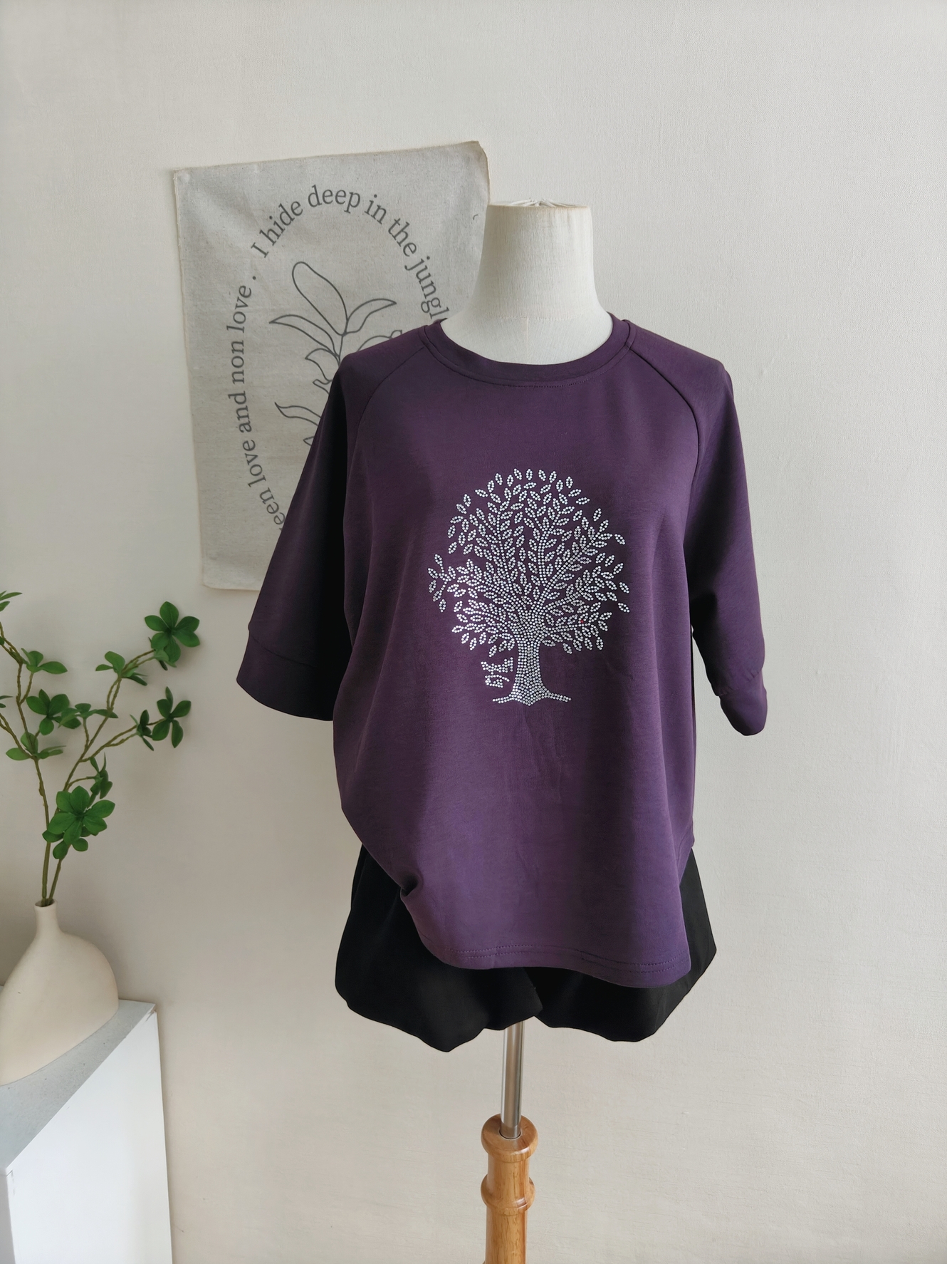 Rhinestone Moon Tree Top 亮钻月光树上衣上衣* 5 Colors