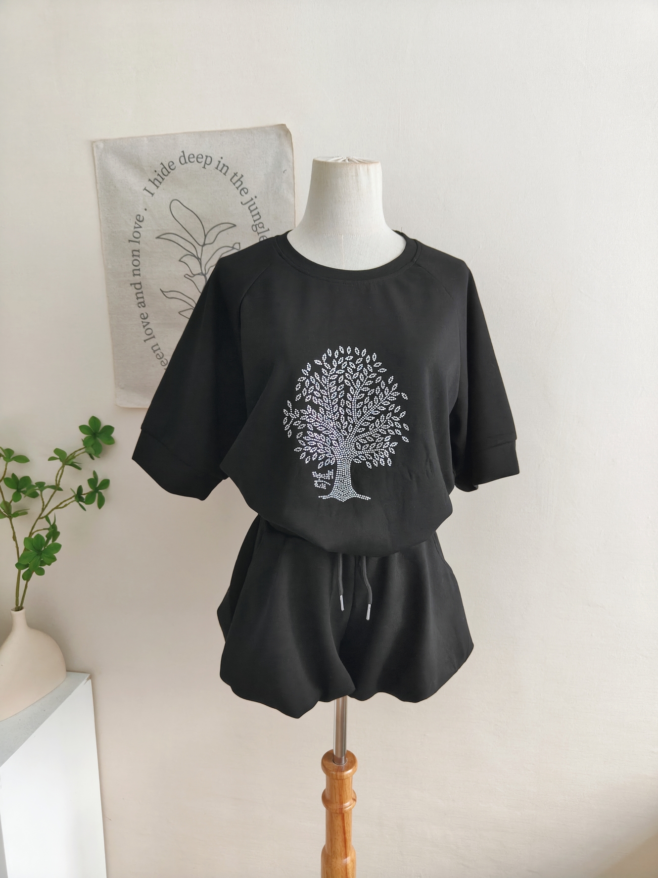 Rhinestone Moon Tree Top 亮钻月光树上衣上衣* 5 Colors