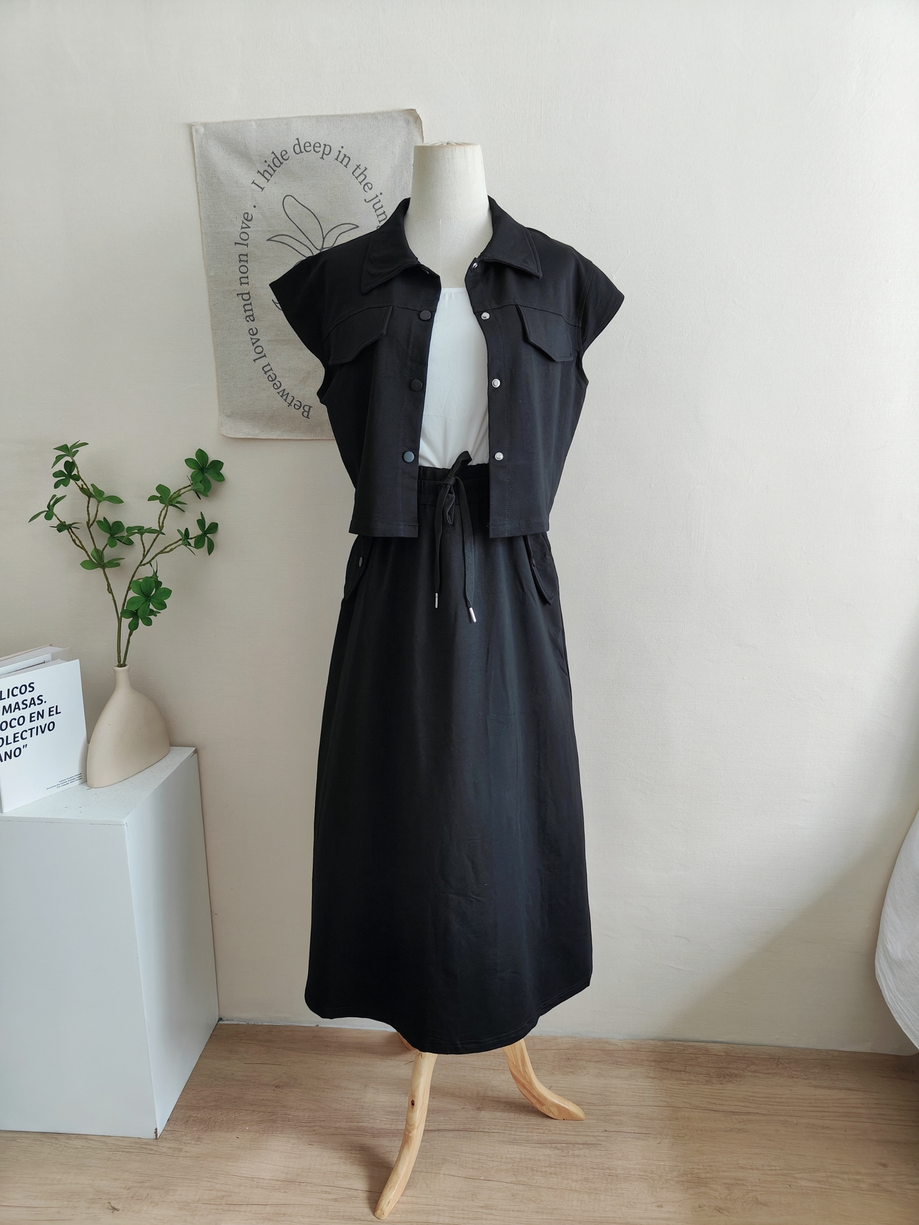 Korean Utility Two-Piece Set 韩系工装风两件套*4 Colors