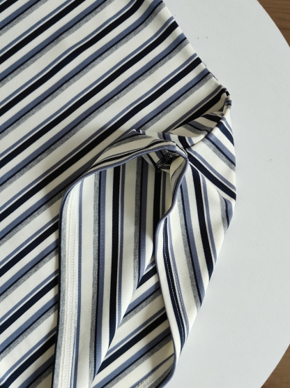 RINA Contrast Stripe Tee 韩系撞色条纹T恤*3 Colors