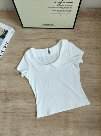 RINA Peter Pan Collar Tee 娃娃领T恤