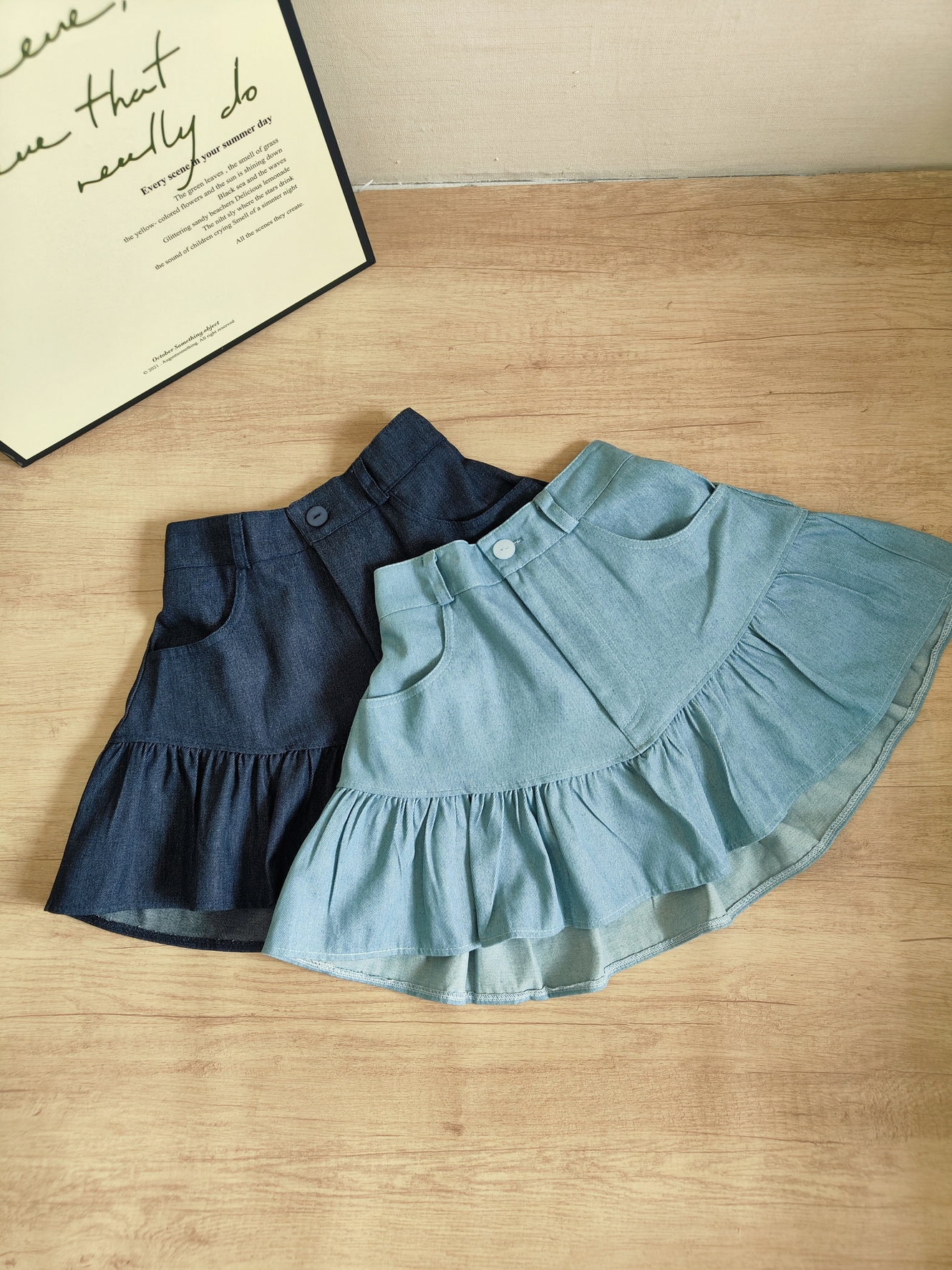RINA Ruffle Mini Skirt 甜美荷叶边短裙*4 Colors