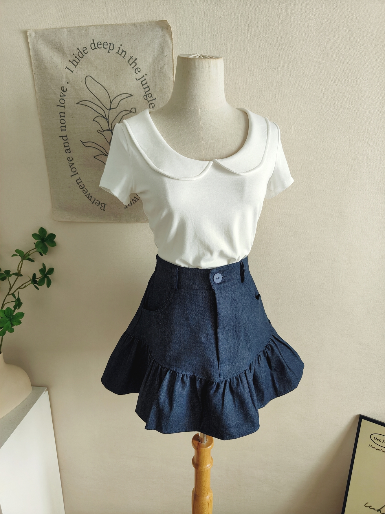 RINA Ruffle Mini Skirt 甜美荷叶边短裙*4 Colors