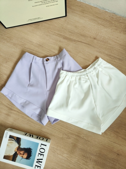 LINEA Slim Fit Curved Hem Shorts 显瘦微弧卷边短裤*8 Colors