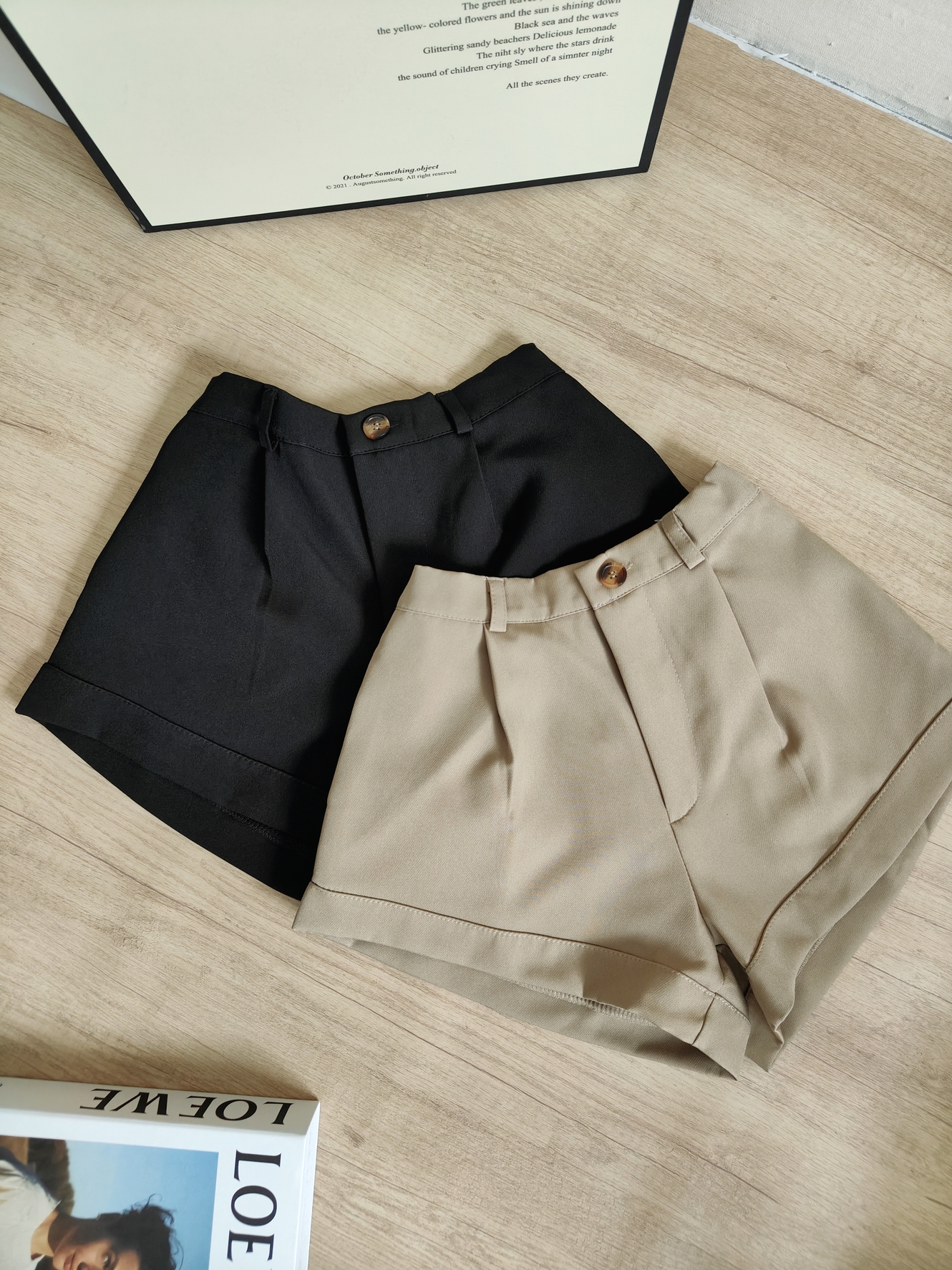 LINEA Slim Fit Curved Hem Shorts 显瘦微弧卷边短裤*8 Colors