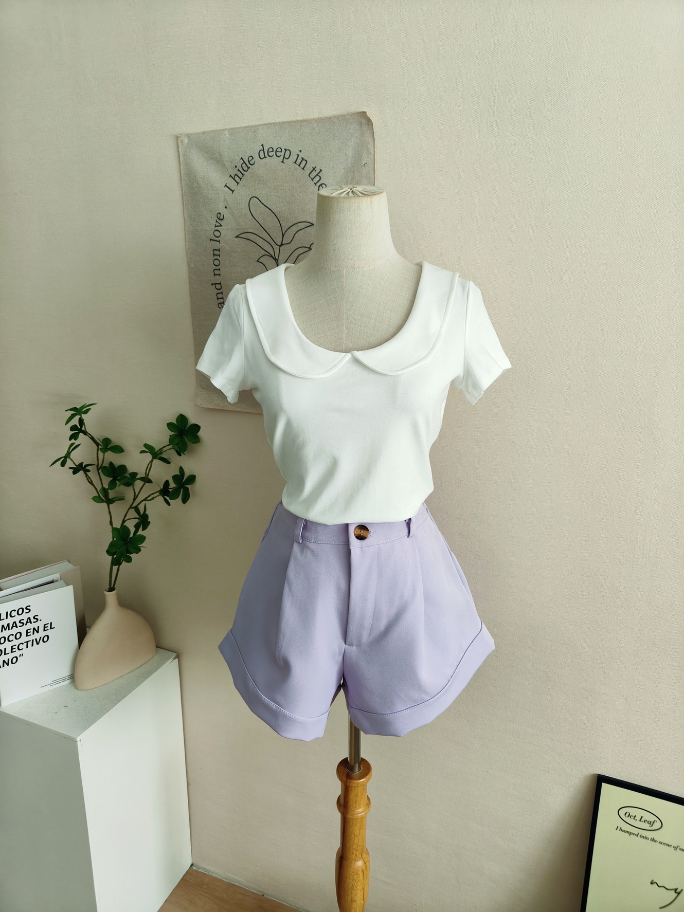 LINEA Slim Fit Curved Hem Shorts 显瘦微弧卷边短裤*8 Colors