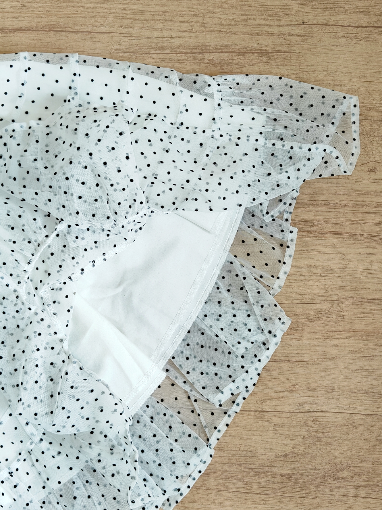 RINA Polka Dot Tiered Mini Skirt 波点蛋糕短裙*3 Colors
