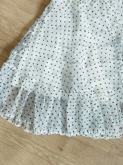 RINA Polka Dot Tiered Mini Skirt 波点蛋糕短裙*3 Colors