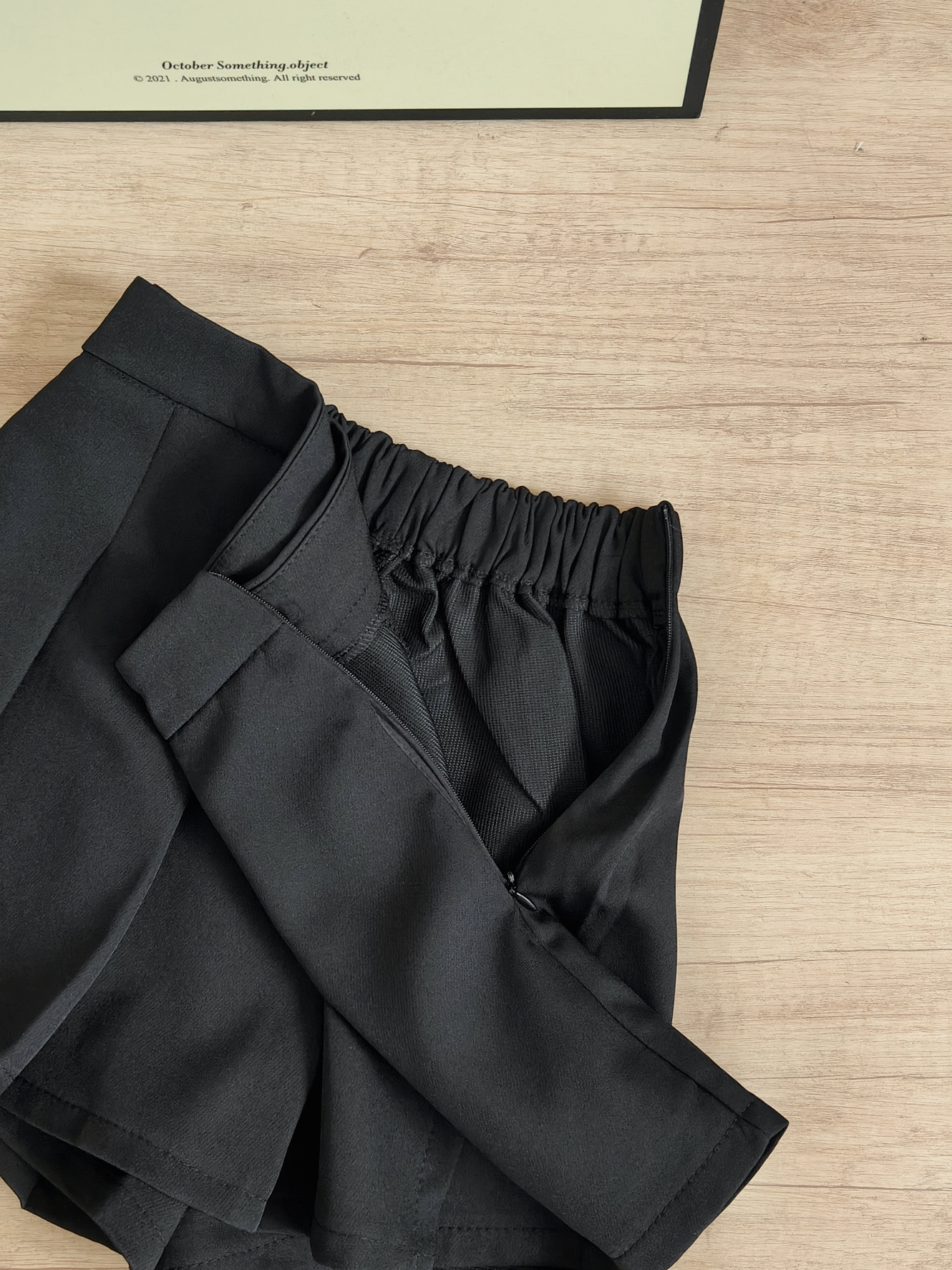 LINEA High Waist Pleated Skort 黑色高腰百褶裙裤