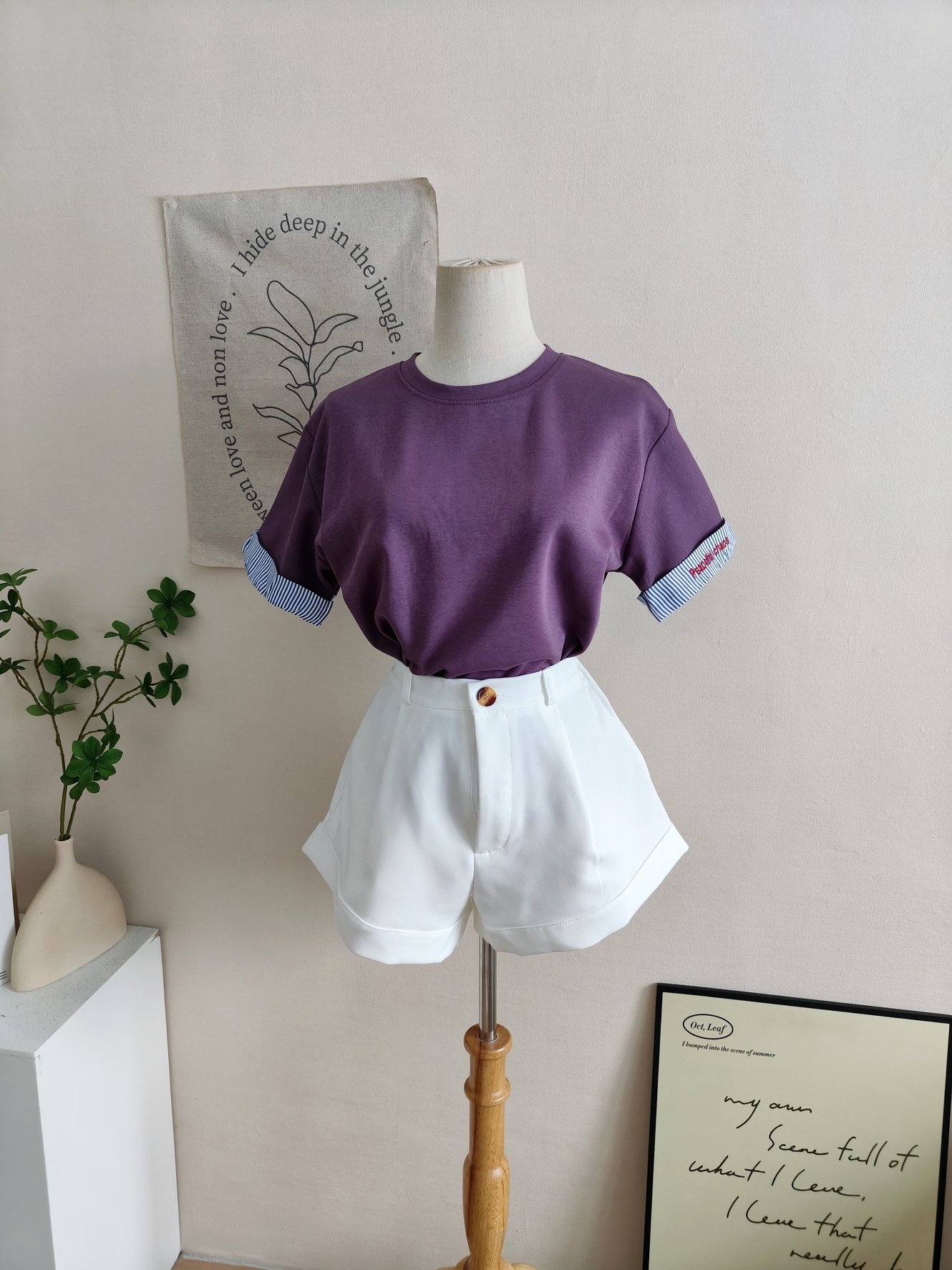 Everyday Patchwork Short Sleeve T-Shirt 日常闭眼穿的拼接短袖*5 Colors