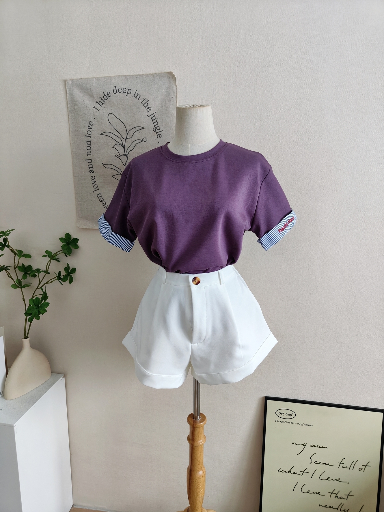 Everyday Patchwork Short Sleeve T-Shirt 日常闭眼穿的拼接短袖*5 Colors